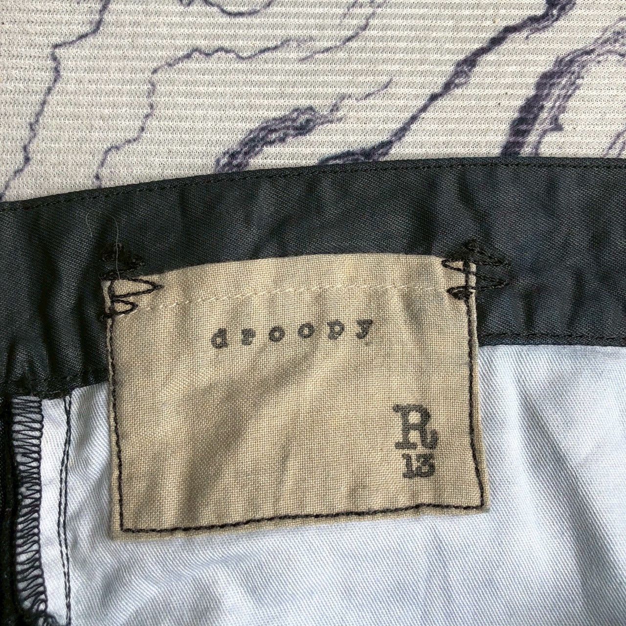R13 R13 Waxed Droopy Skinny Jeans Made in Italy Size 26/Waist33” Size 33" - 9 Thumbnail