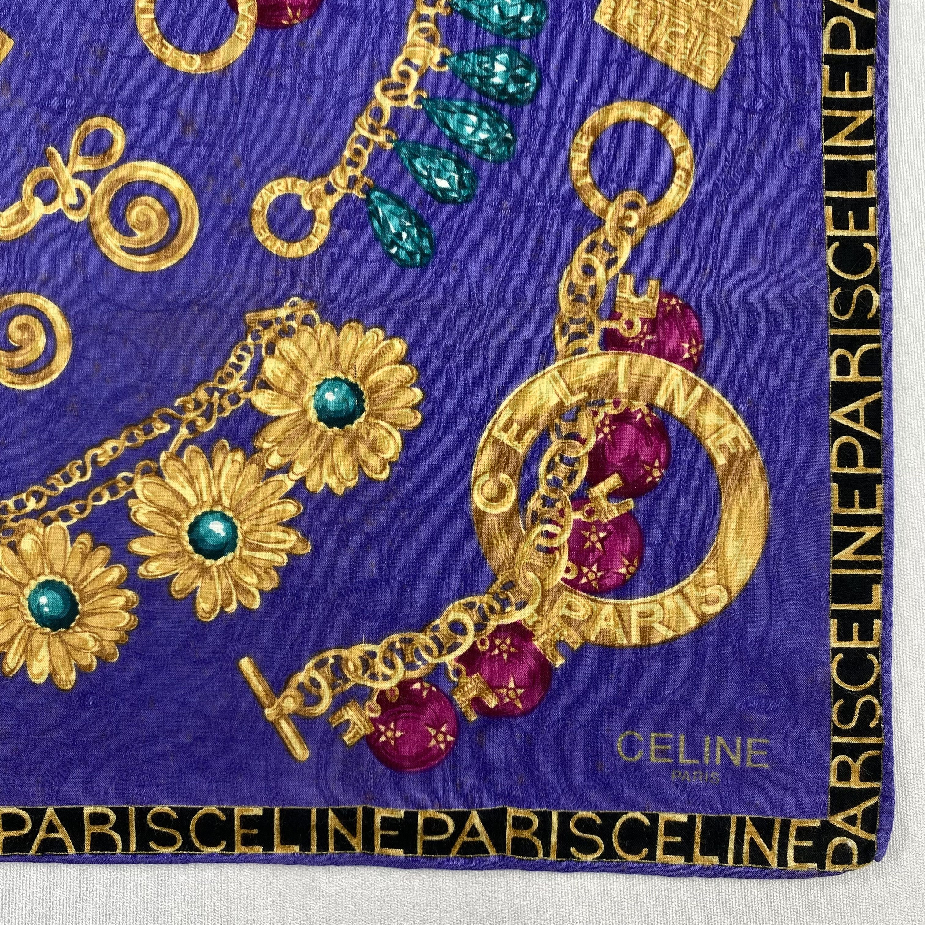 Celine Celine Handkerchief / Bandana / Neckerchief C897 Size ONE SIZE - 5 Thumbnail