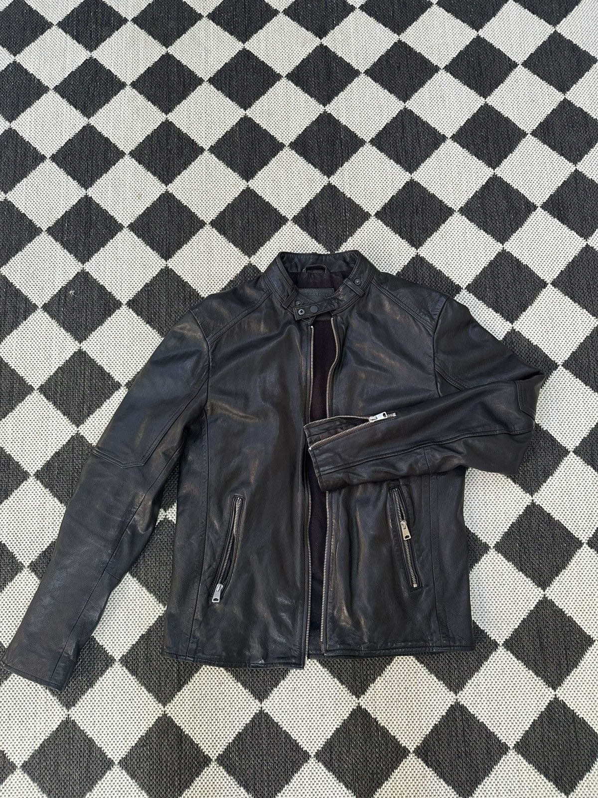 Allsaints ALLSAINTS Cora Leather Jacket Size US M / EU 48-50 / 2 - 1 Thumbnail