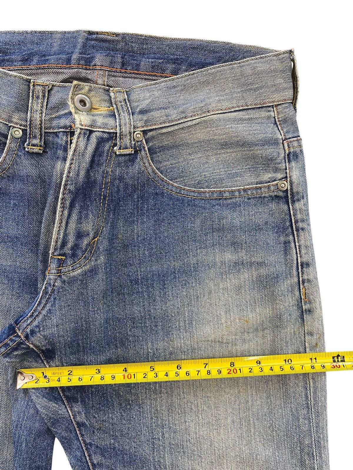 Japanese Brand Japanese Brand Faded Wash Ripped Style Straight Leg Jeans Size US 30 / EU 46 - 7 Thumbnail