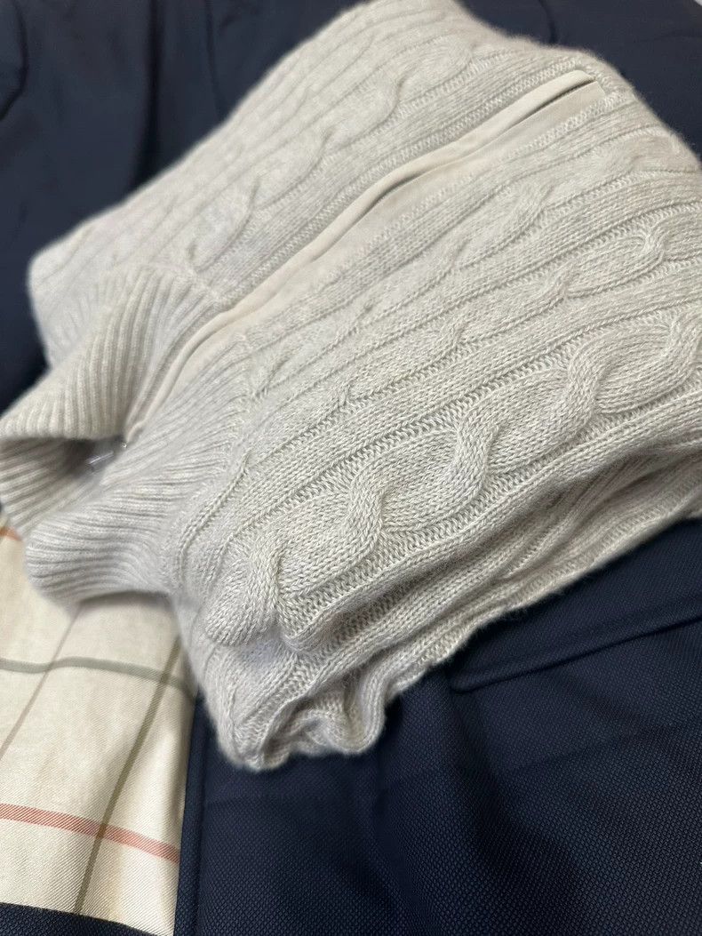 Loro Piana LORO PIANA Half zip sweater Size US XL / EU 56 / 4 - 4 Thumbnail