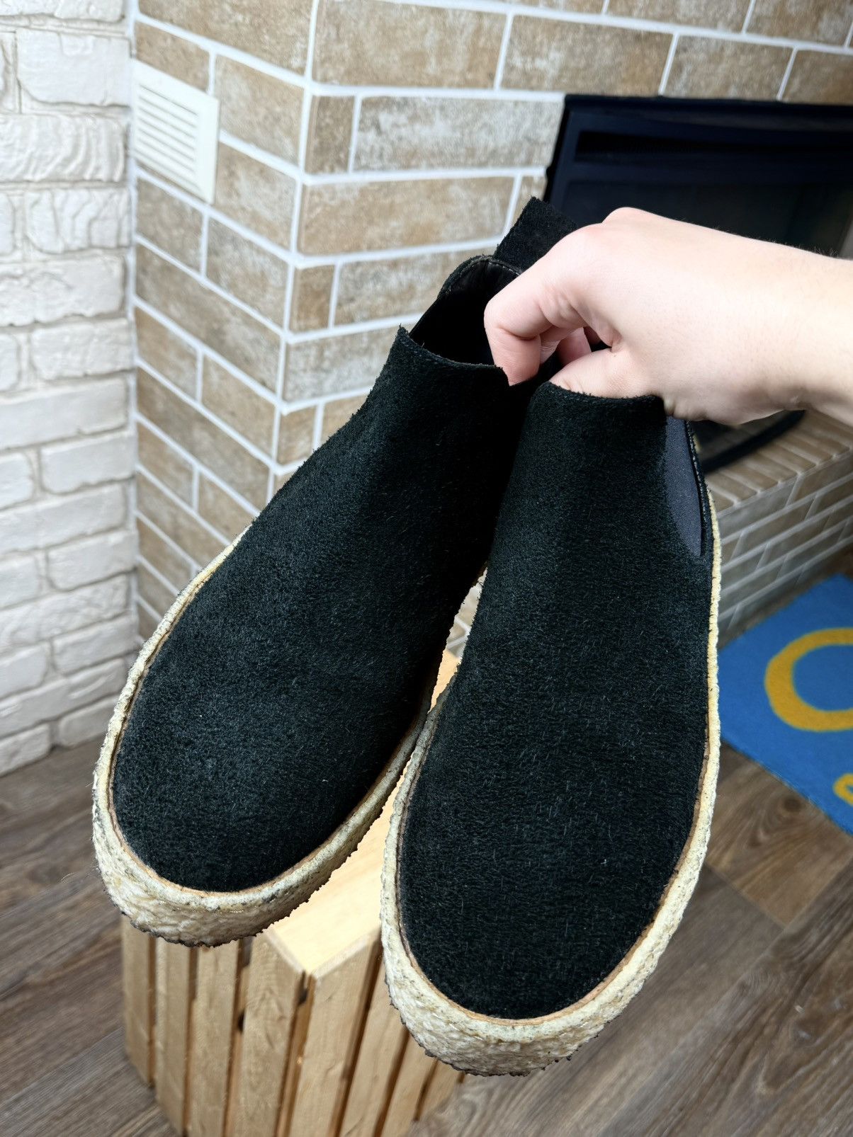 Marsell Marsell Black Suede Crepe Chelsea Beatle Boots Size US 9 / EU 42 - 6 Thumbnail
