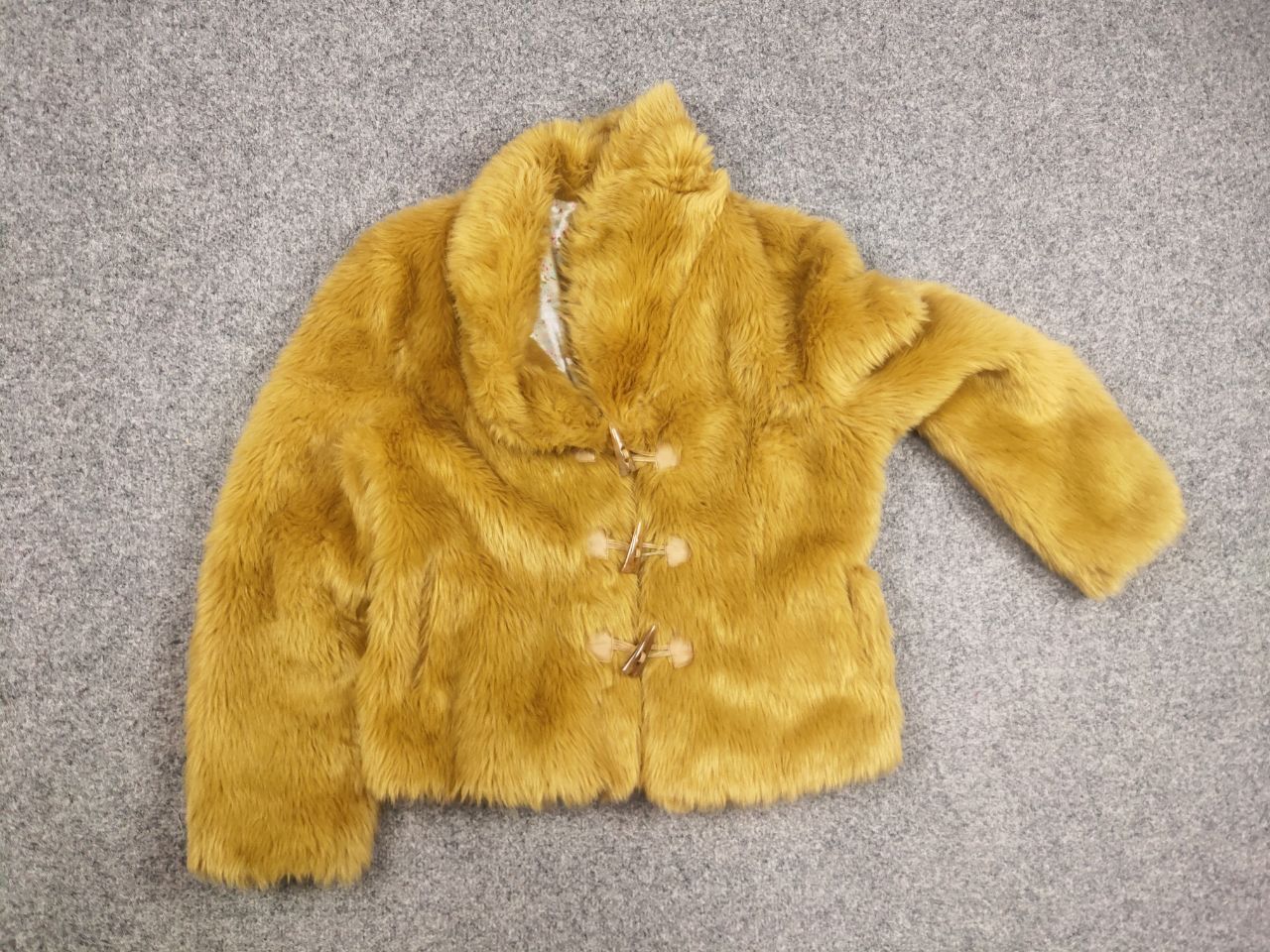 If Six Was Nine Vintage Full Mohair Fuzzy Faux Fur Fluffy Cropped Jacket OG Size M / US 6-8 / IT 42-44 - 11 Thumbnail