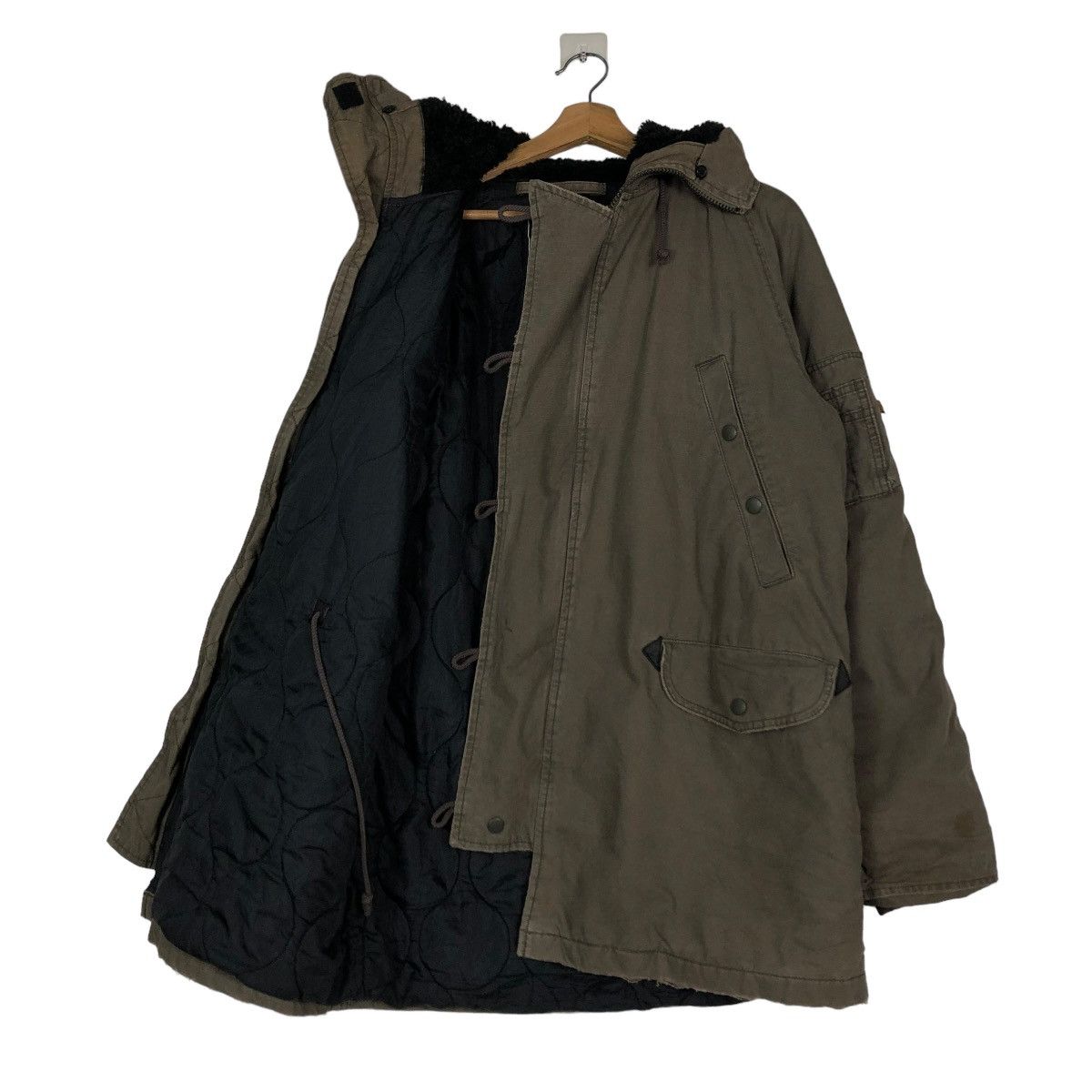 Alpha Industries 🔥VINTAGE CHORE JACKET CARGO ALPHA INDUSTRIES USA MILITARY Size US L / EU 52-54 / 3 - 11 Thumbnail