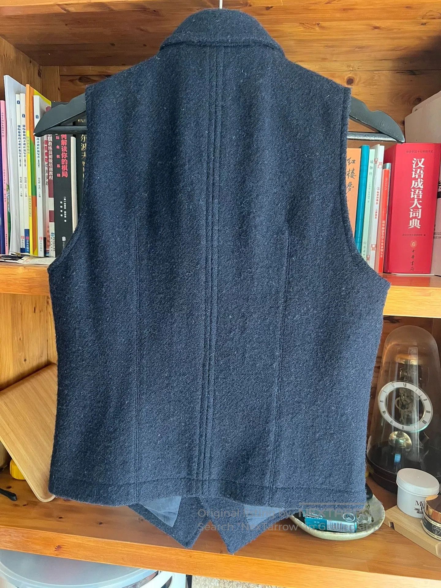 Nigel Cabourn Nigel Cabourn Indigo Harris Wool Vest. Size US S / EU 44-46 / 1 - 5 Thumbnail