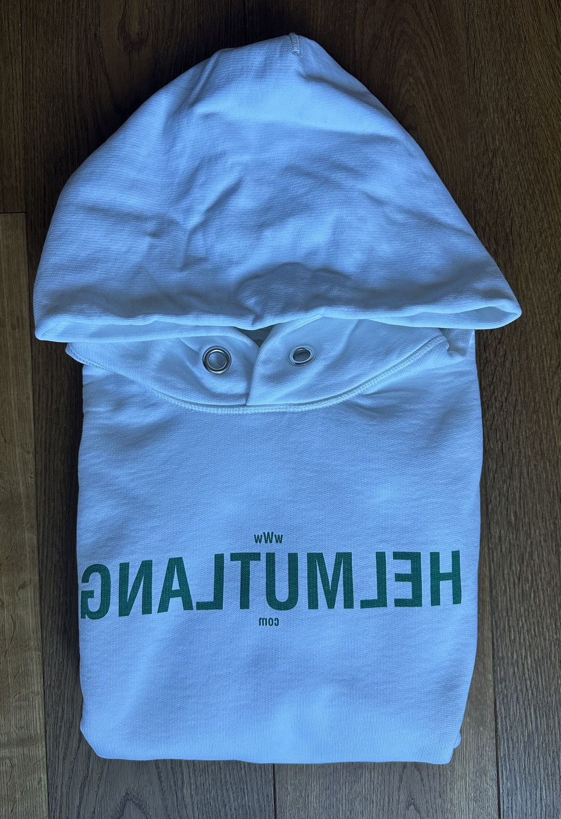 Helmut Lang Helmut Lang Hoodie Reverse Logo Size US L / EU 52-54 / 3 - 2 Thumbnail