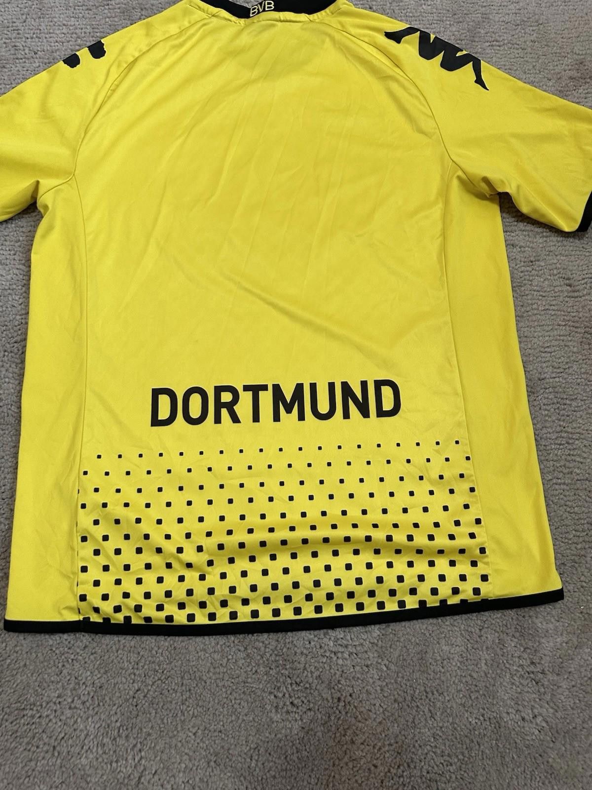 Kappa 2011 BORUSSIA DORTMUND Home Football SHIRT Soccer Jersey Size US XL / EU 56 / 4 - 8 Thumbnail