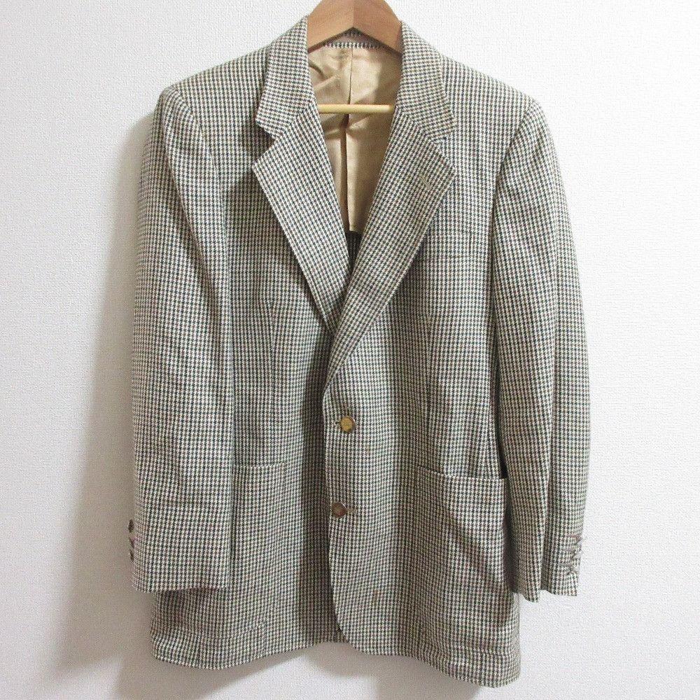 Burberry Burberry Burberrys Houndstooth Wool Silk Tailored Jacket Others Outerwear DUTY FREE for USA Size ONE SIZE - 1 Thumbnail