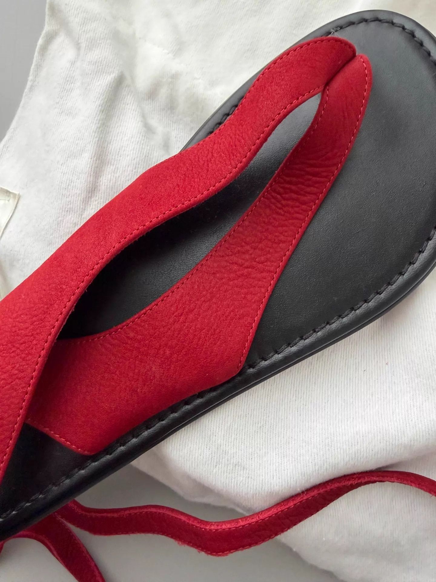 Other Vibrant Red Strap Sandals 35 EU New With Dust Bag & Box Size US 4.5 / IT 34.5 - 4 Thumbnail