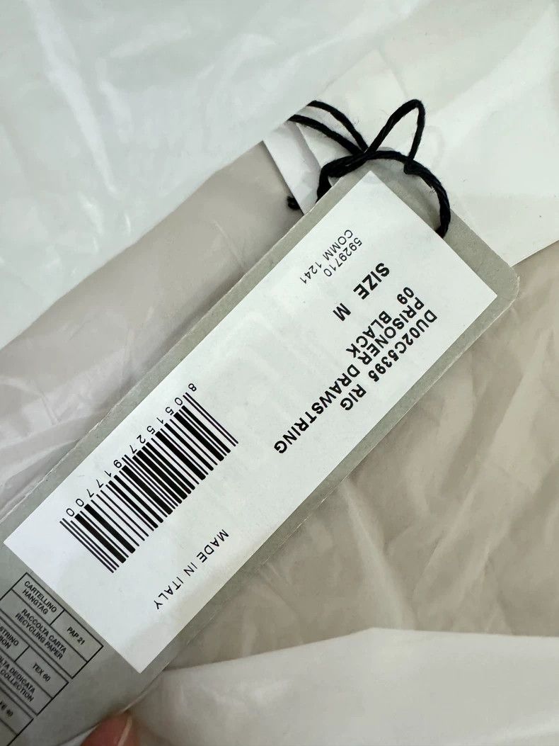 Rick Owens Rick Owens size m Classic Black Crotch Pants Size US 28 / EU 44 - 4 Thumbnail