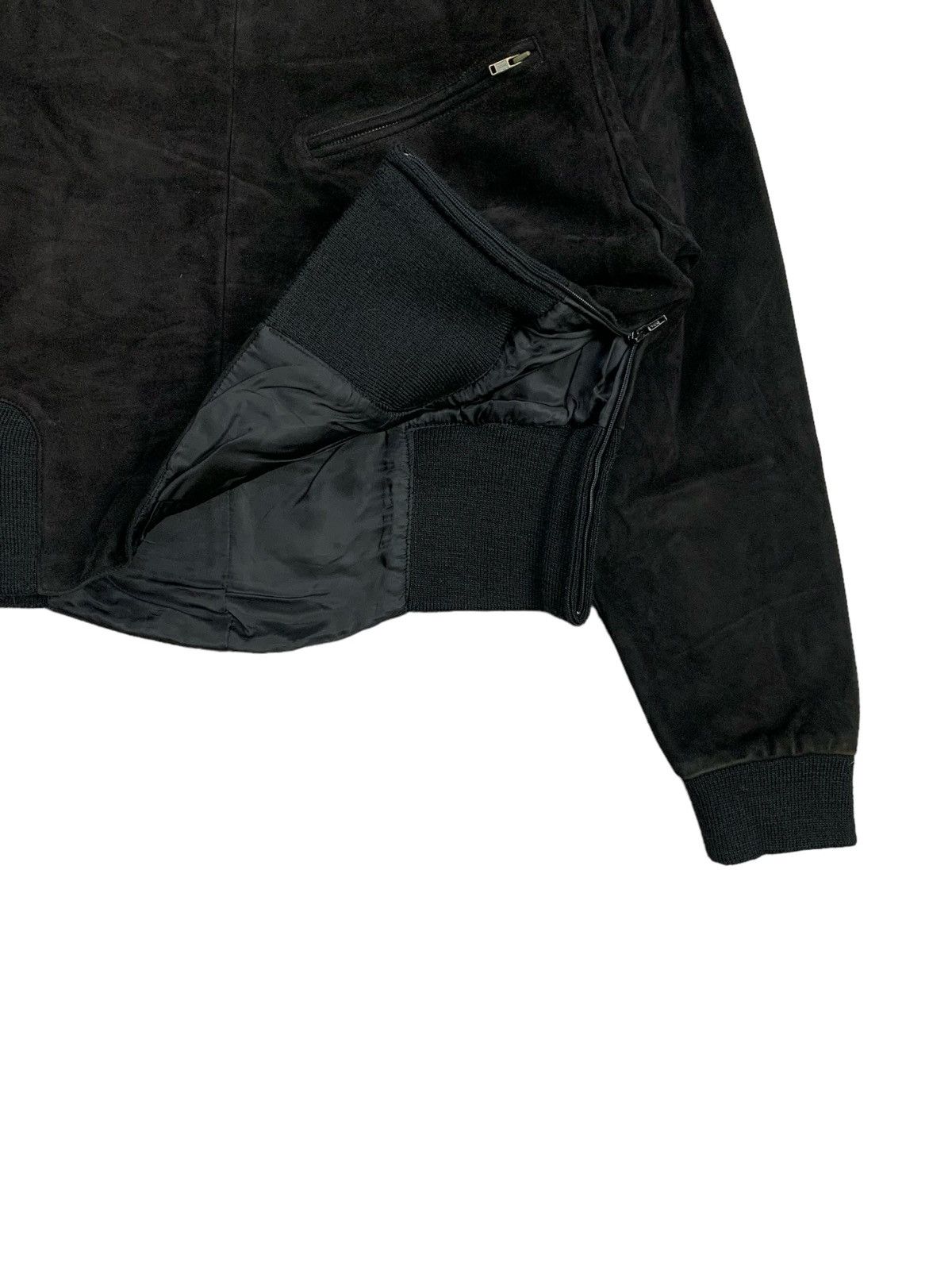 Issey Miyake “SAMPLE” 1980s Tete Homme - Suede Leather Top Size US S / EU 44-46 / 1 - 10 Thumbnail