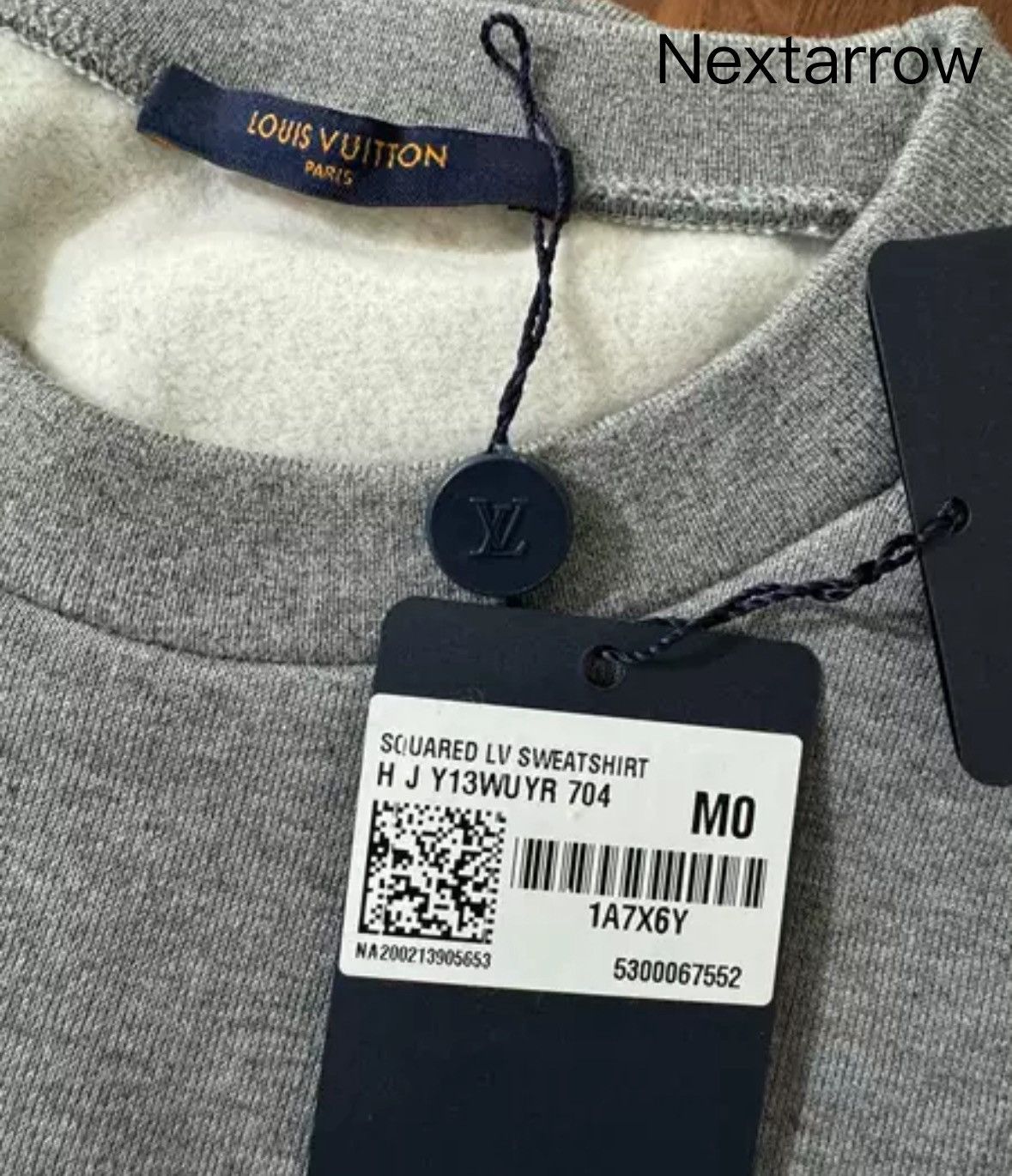 Louis Vuitton LOUIS VUITTON LV x NIGO gray letter logo hoodie Size US M / EU 48-50 / 2 - 4 Thumbnail