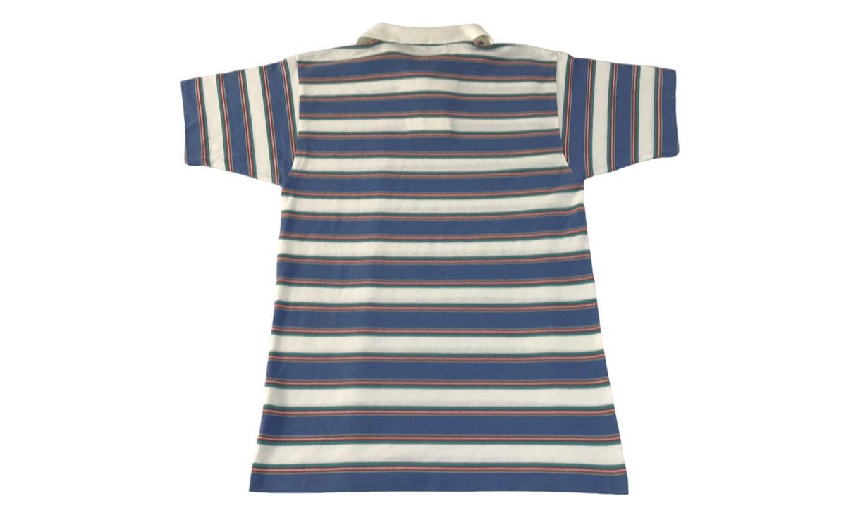 Japanese Brand Van Jac Striped Block Polo Tee T-shirt Unisex Wear Size US S / EU 44-46 / 1 - 2 Thumbnail