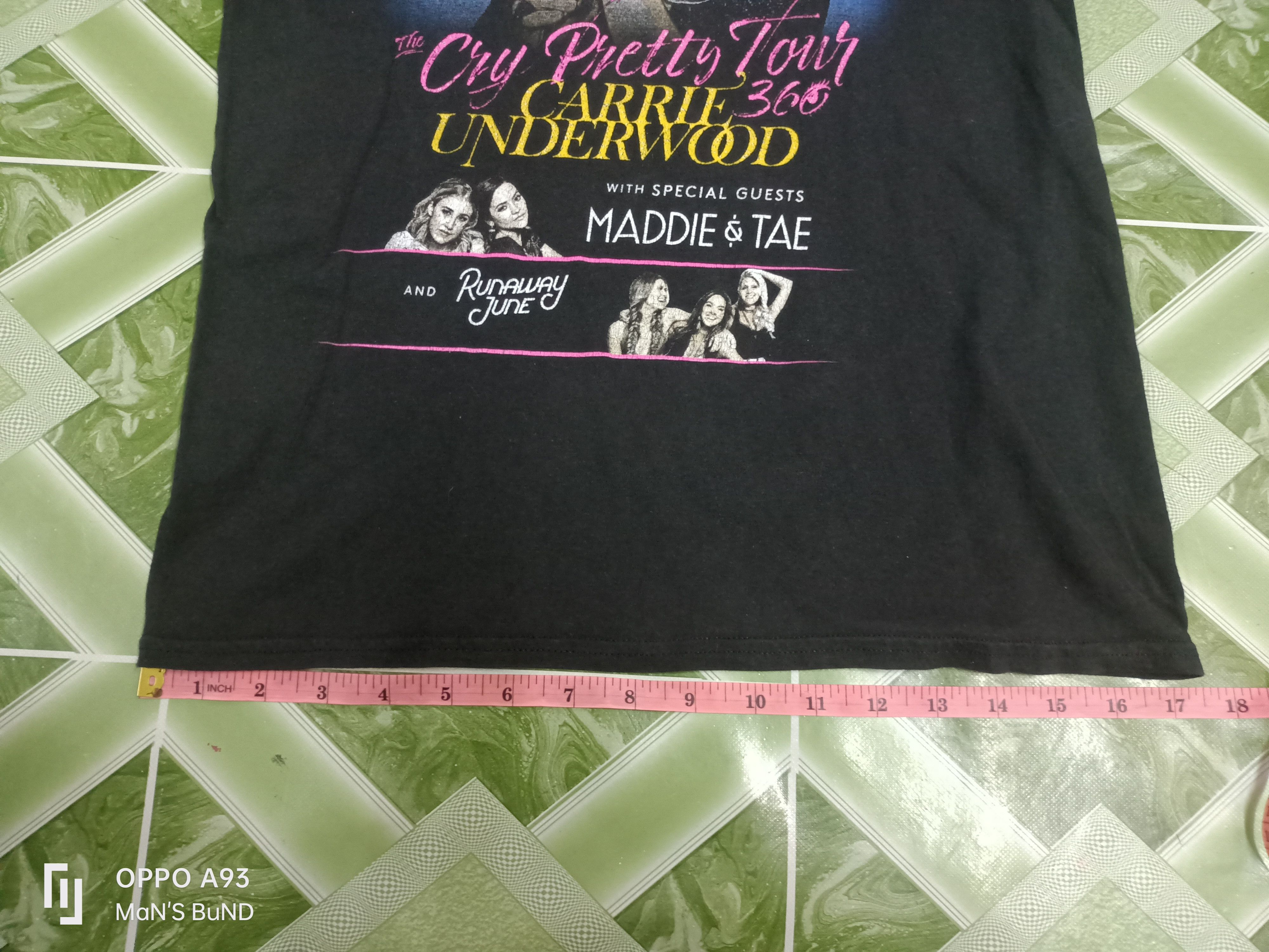 Band Tees × Vintage Band tees CARRIE UNDERWOOD US Tour 2019 Size S / US 4 / IT 40 - 12 Thumbnail