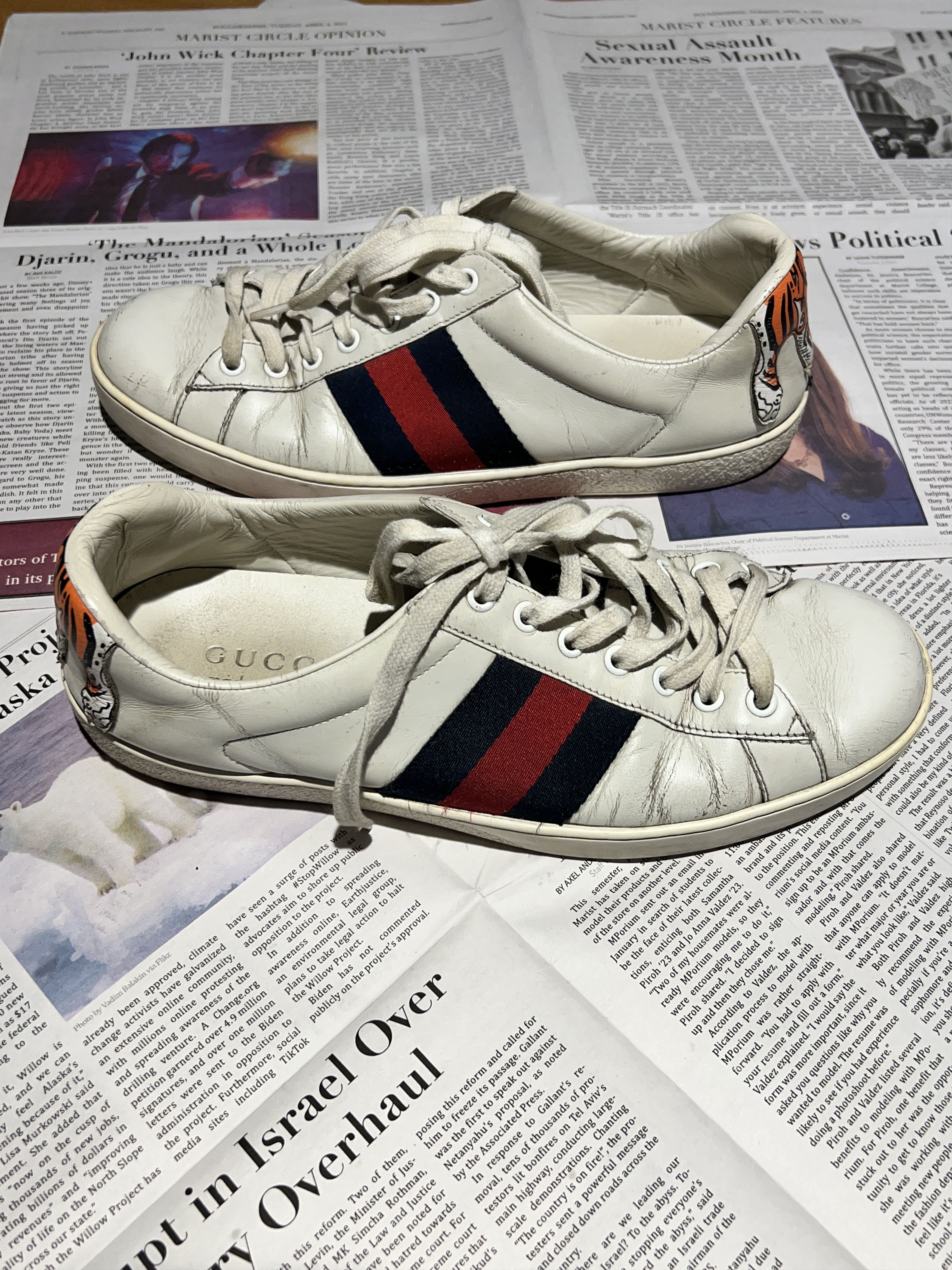 Gucci Gucci Ace Sneakers Size US 8 / EU 41 - 1 Thumbnail