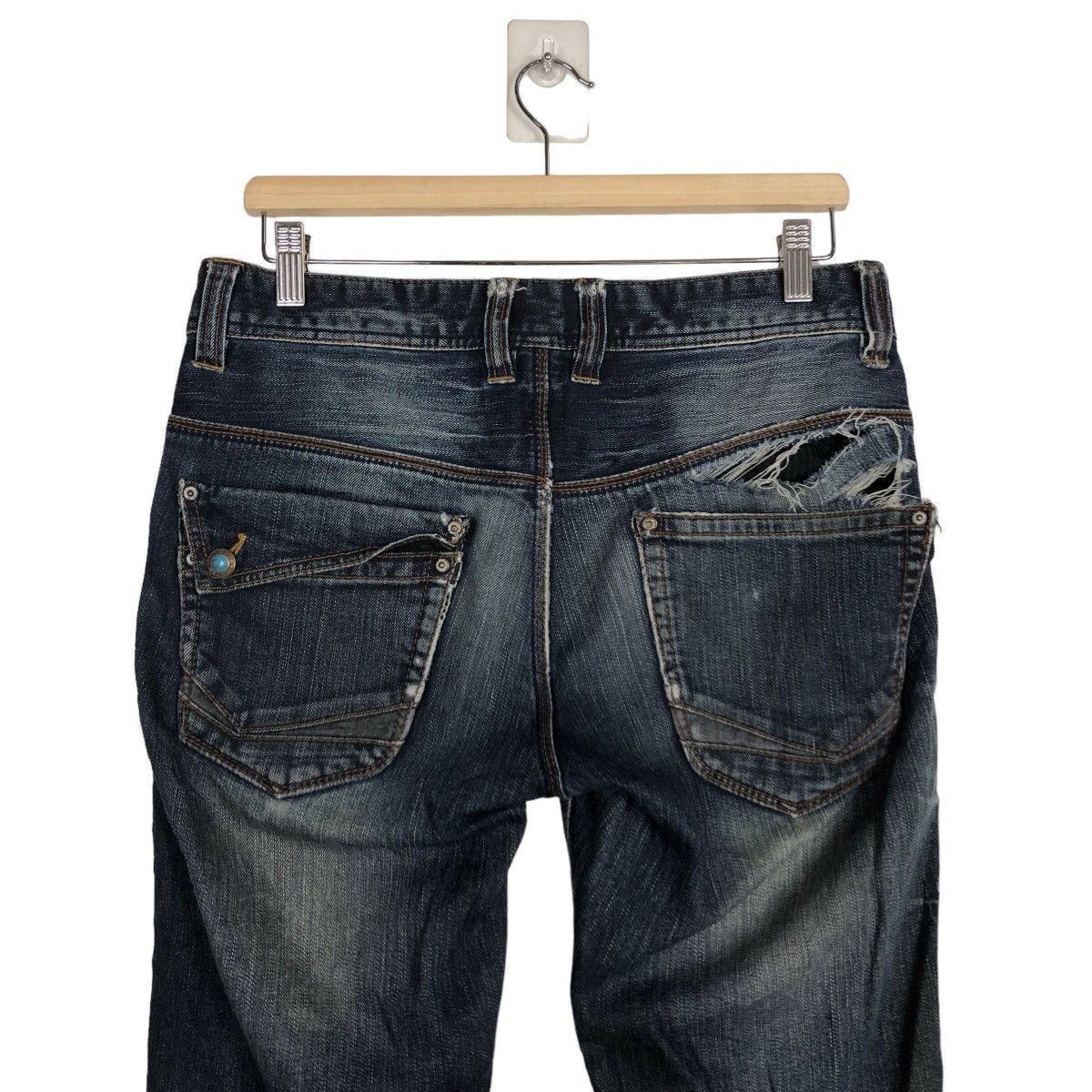 Japanese Brand 🔥90’s NICOLE CLUB FOR MEN BOW CUT DENIM JEANS ISSEY MIYAKE Size US 30 / EU 46 - 8 Thumbnail