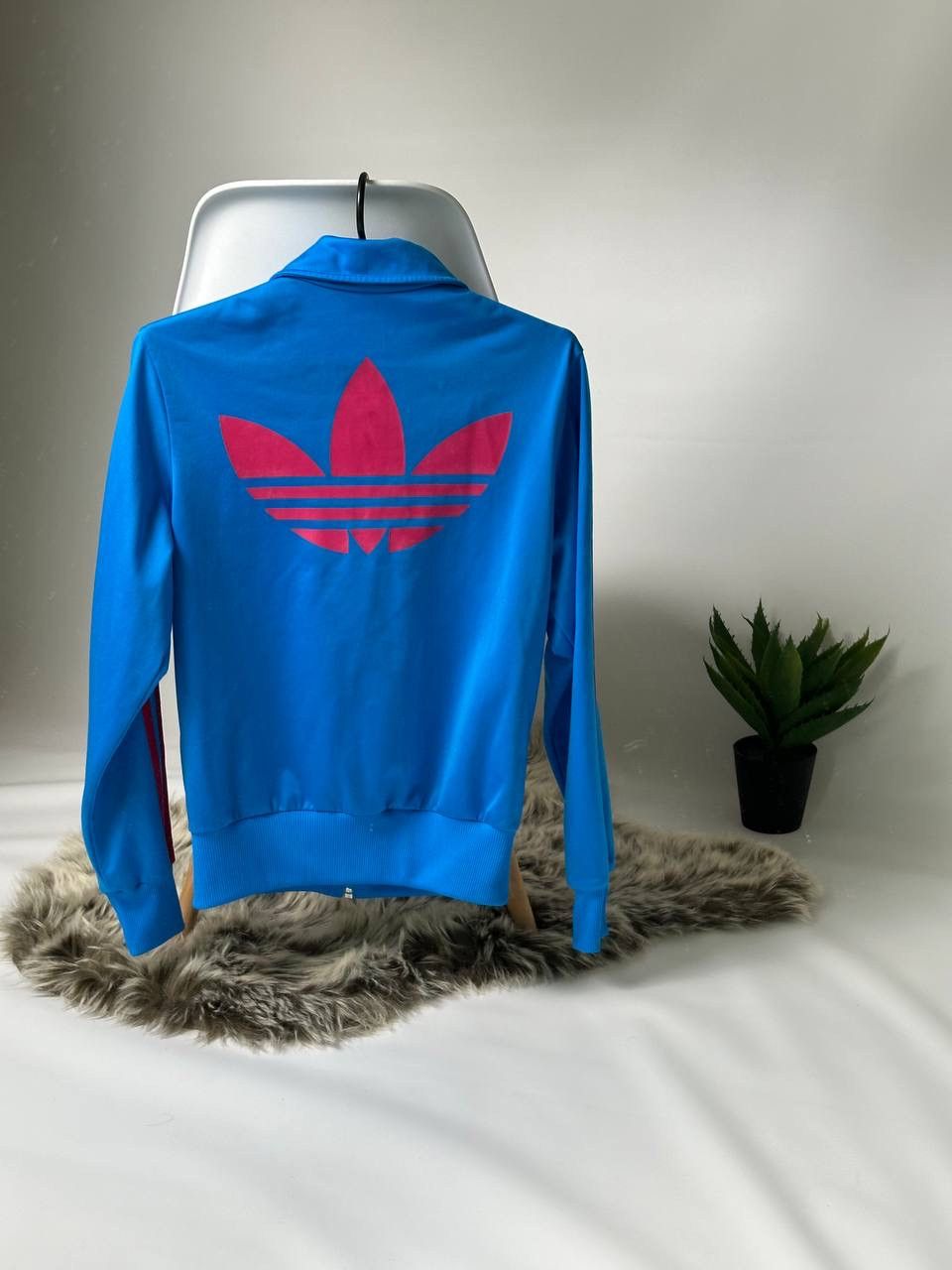 Adidas × Vintage BALENCIAGA STYLE ADIDAS Blue FULL ZIP Size S / US 4 / IT 40 - 7 Thumbnail