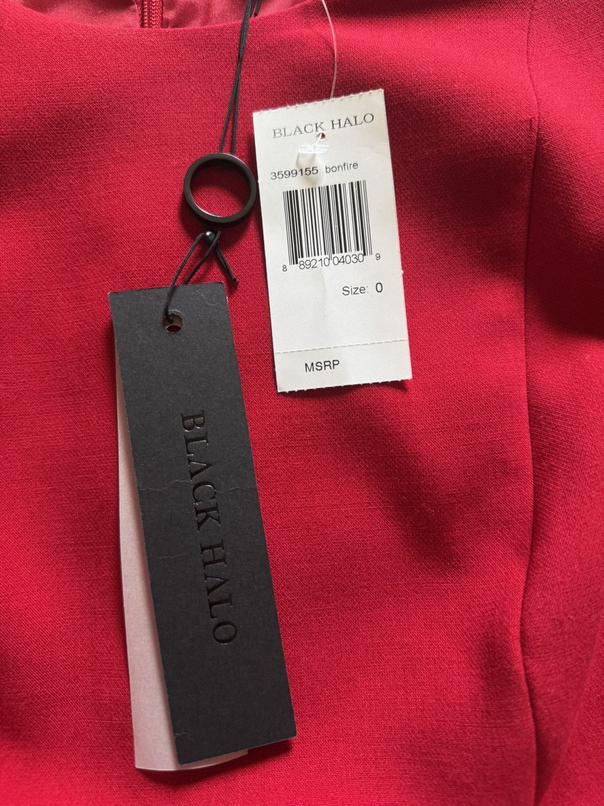 Black Halo Black Halo Red “Bonfire” Dress Size XS / US 0-2 / IT 36-38 - 7 Thumbnail