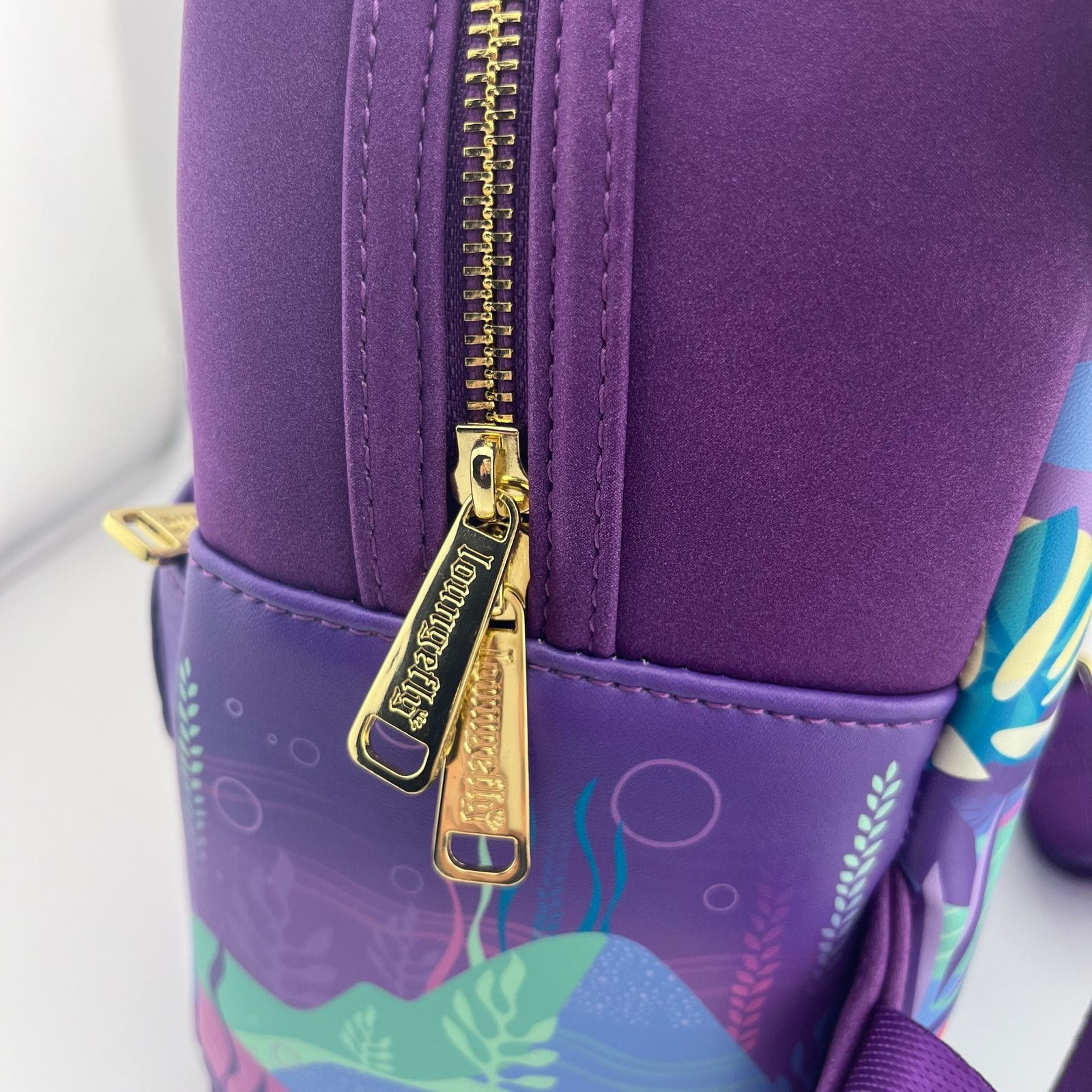 Disney LOUNGEFLY NWT Disney Backpack, Mickey Ears, Little Mermaid Size ONE SIZE - 12 Thumbnail