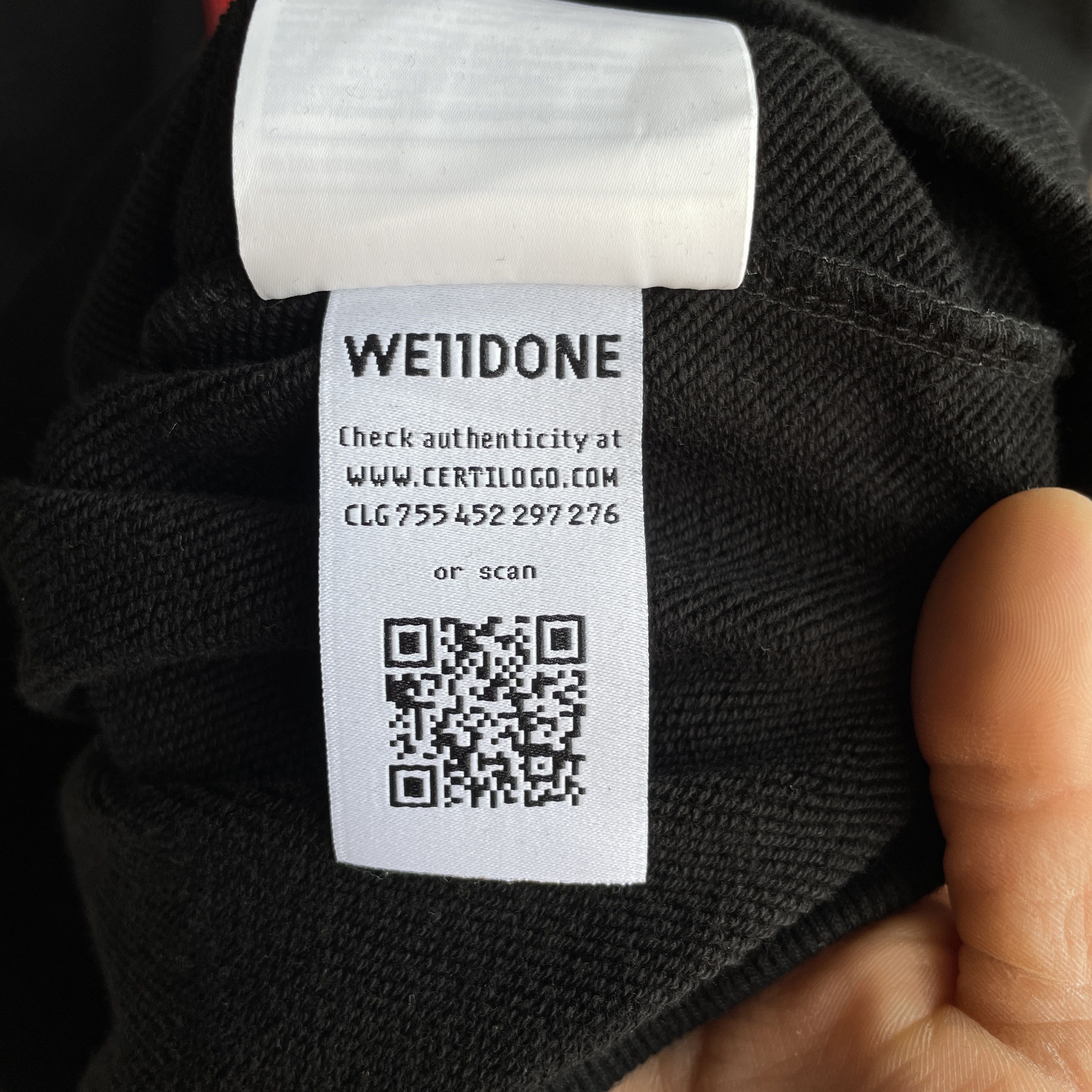 WE11DONE WE11DONE Heart Spray Hoodie Size L Size US L / EU 52-54 / 3 - 8 Thumbnail