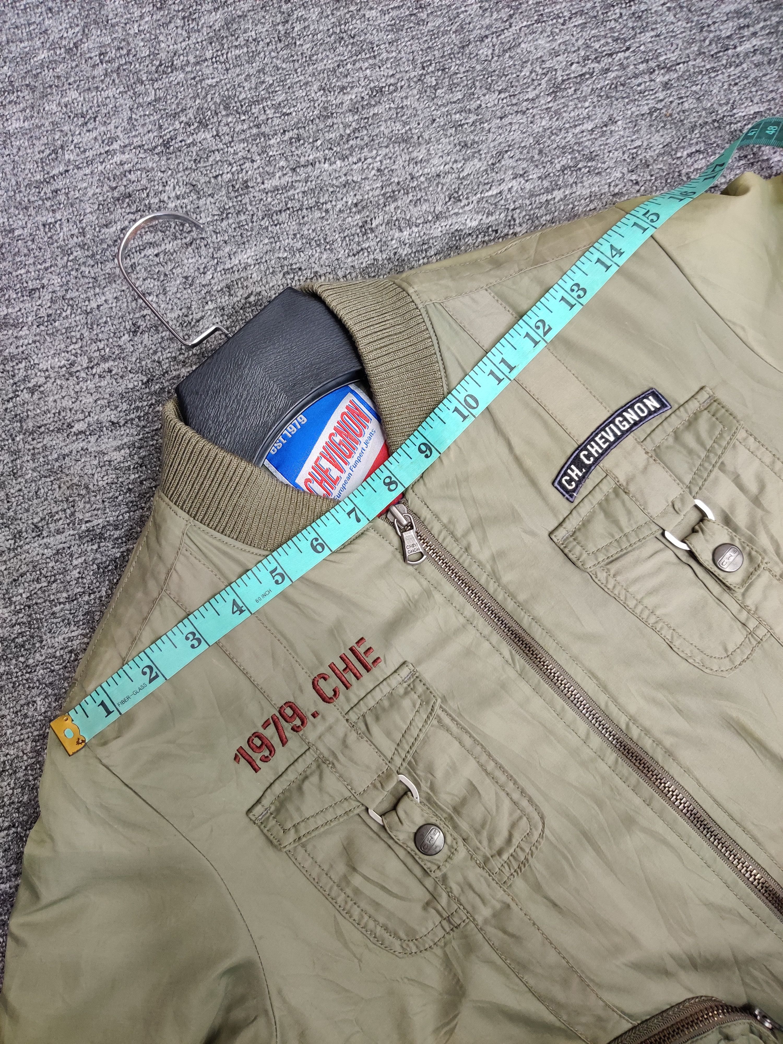 Chevignon Vintage 90s Chevignon Parachute Military Bomber Jacket Size US M / EU 48-50 / 2 - 22 Thumbnail