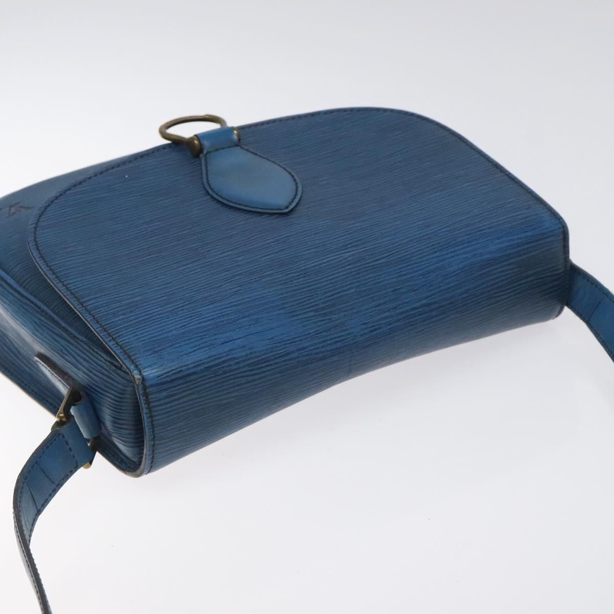 Louis Vuitton LOUIS VUITTON Epi Saint Cloud GM Shoulder Bag Toledo Blue Size ONE SIZE - 6 Thumbnail