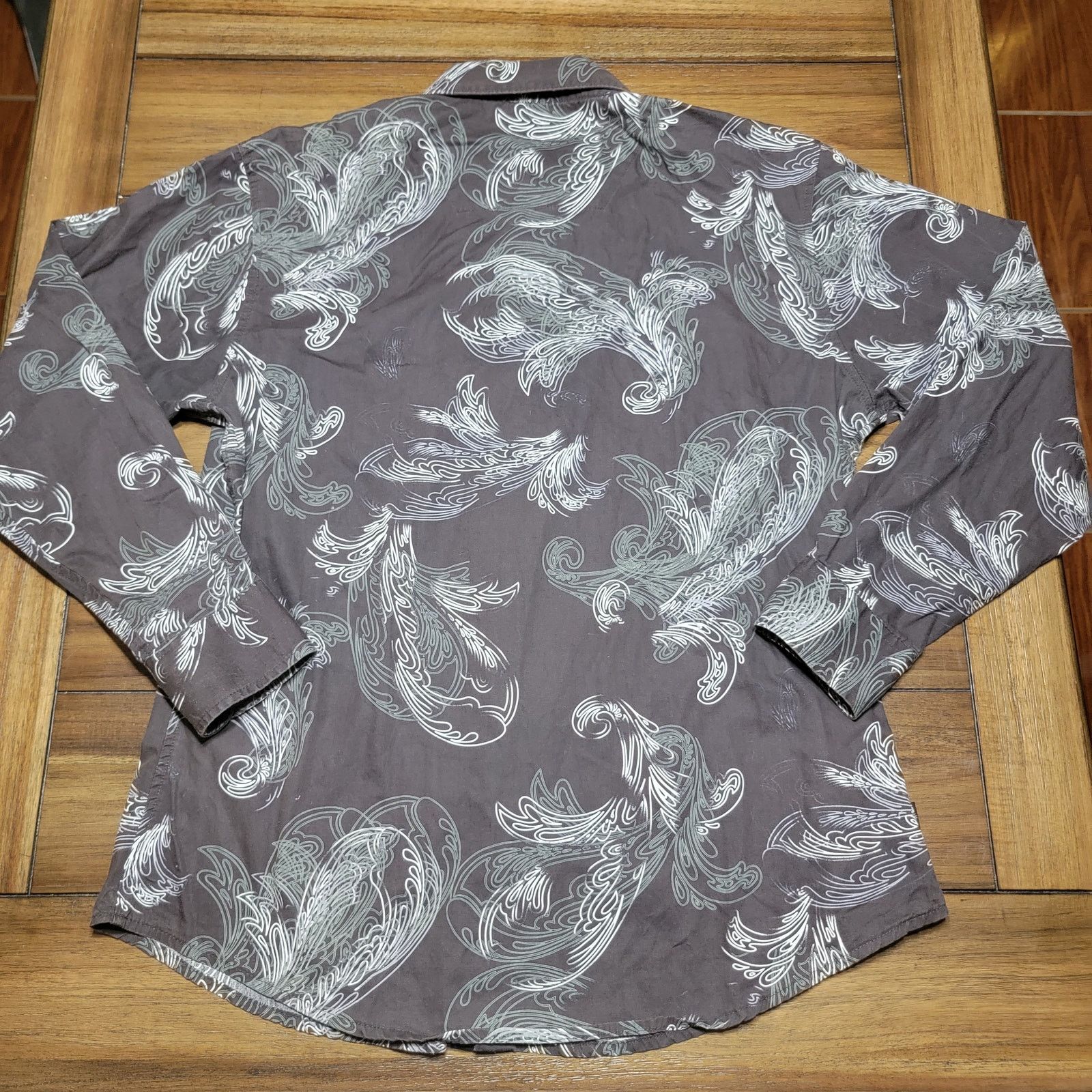 Other Rock 47 LS Black Pearl Snap Lg Paisley Print - Size XL Size US XL / EU 56 / 4 - 3 Thumbnail