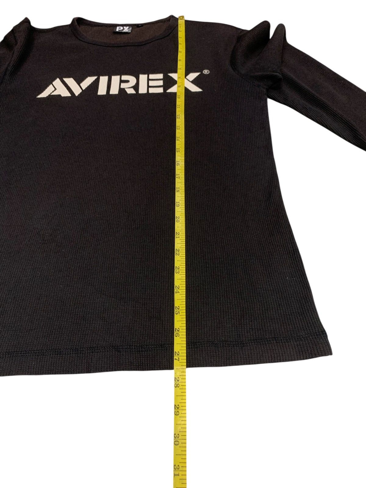 Avirex Rare Avirex Big Logo Waffle Longsleeve T Shirt Size US L / EU 52-54 / 3 - 9 Thumbnail