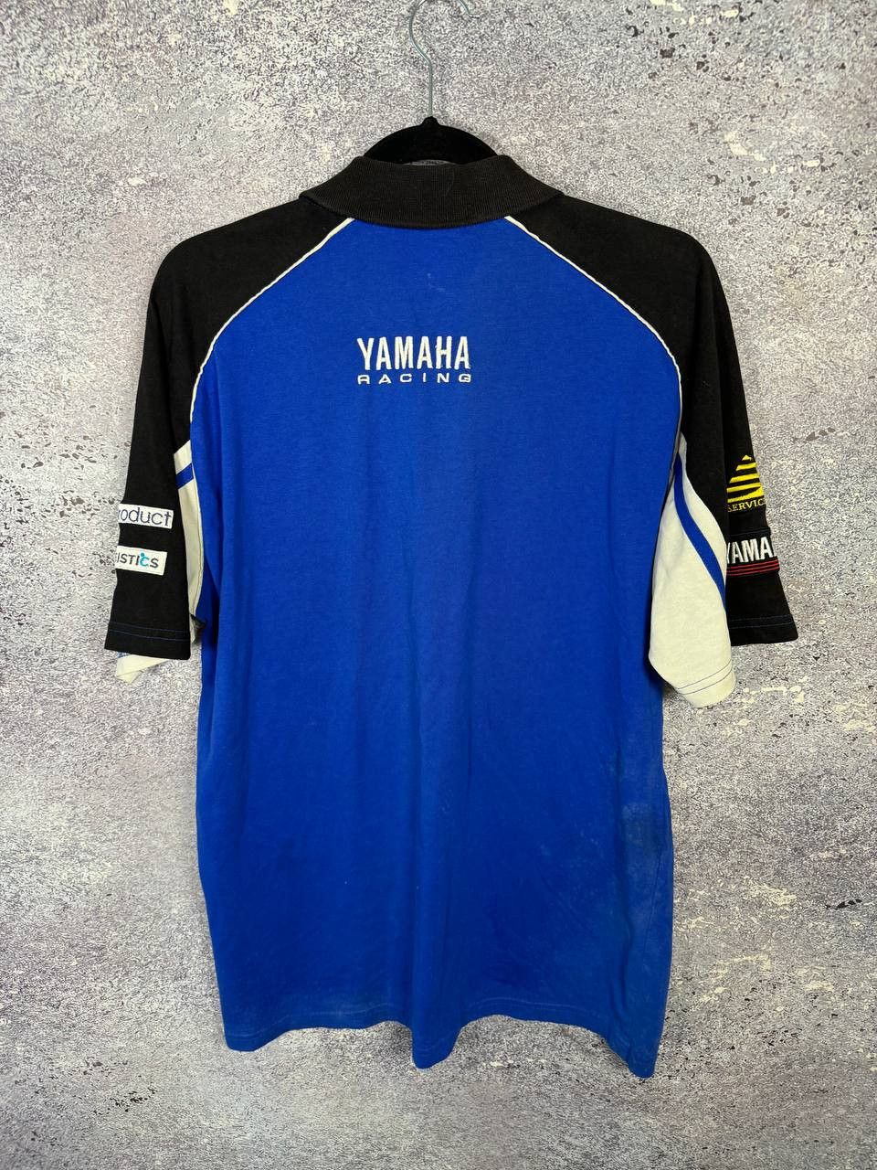 Vintage × Yamaha Vintage Yamaha Rob Mac Racing Superbike Moto Polo Shirt Size US L / EU 52-54 / 3 - 19 Thumbnail