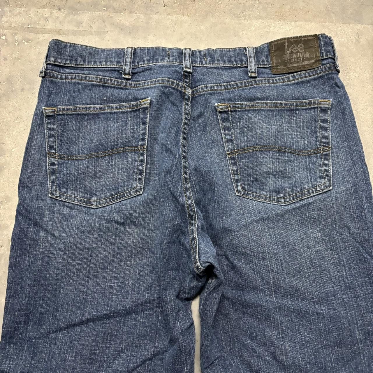 Japanese Brand × Vintage Crazy Vintage Y2K/2000s Grunge Dark Wash Skater Denim Jeans! Size US 34 / EU 50 - 7 Thumbnail
