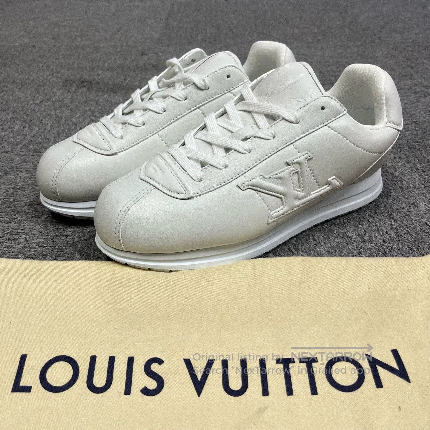 Louis Vuitton louis vuitton white low-top casual sneakers. Size US 10 / EU 43 - 1 Thumbnail