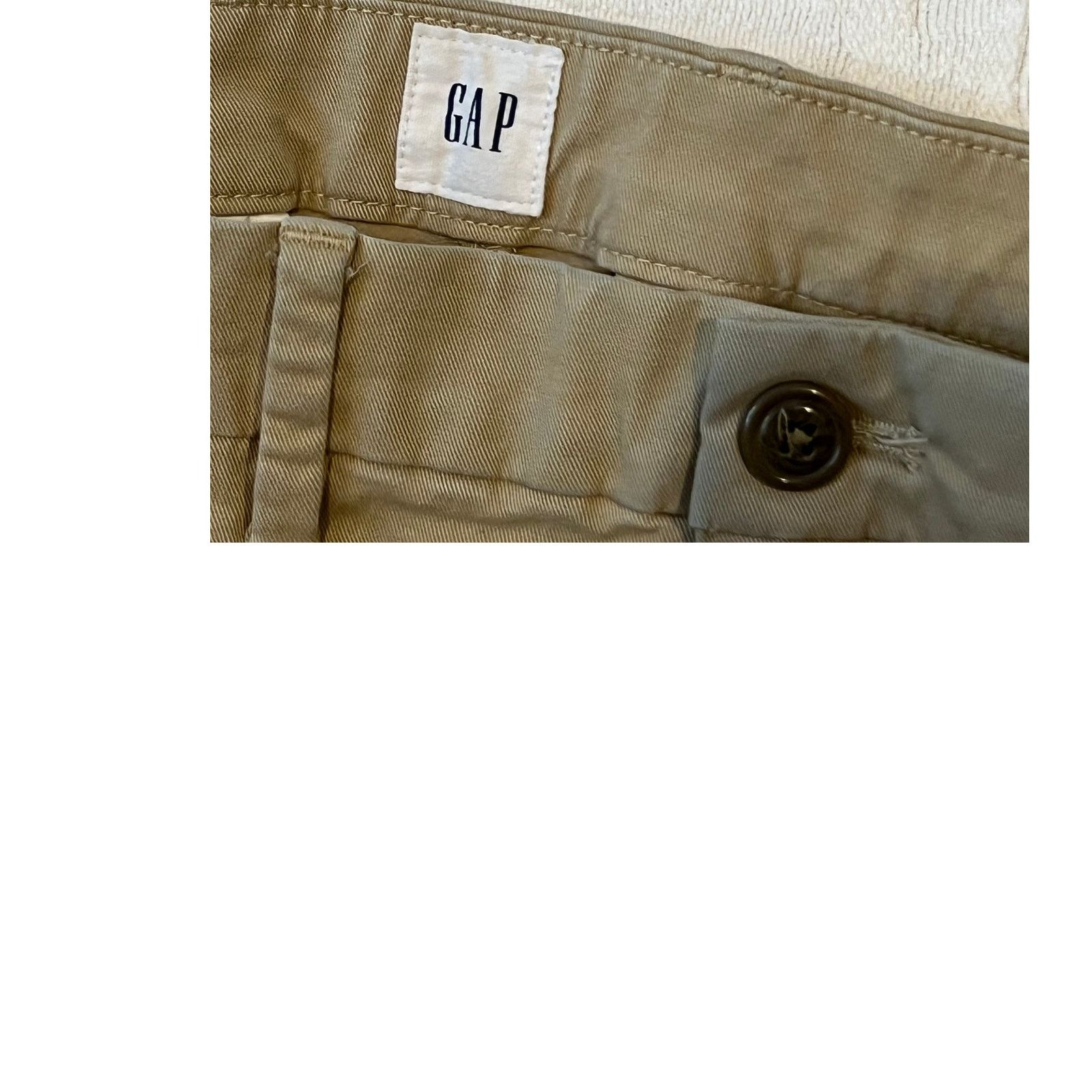 Gap Gap Essential Straight Kahki Chinos Mens 33x30 Size US 33 - 3 Thumbnail