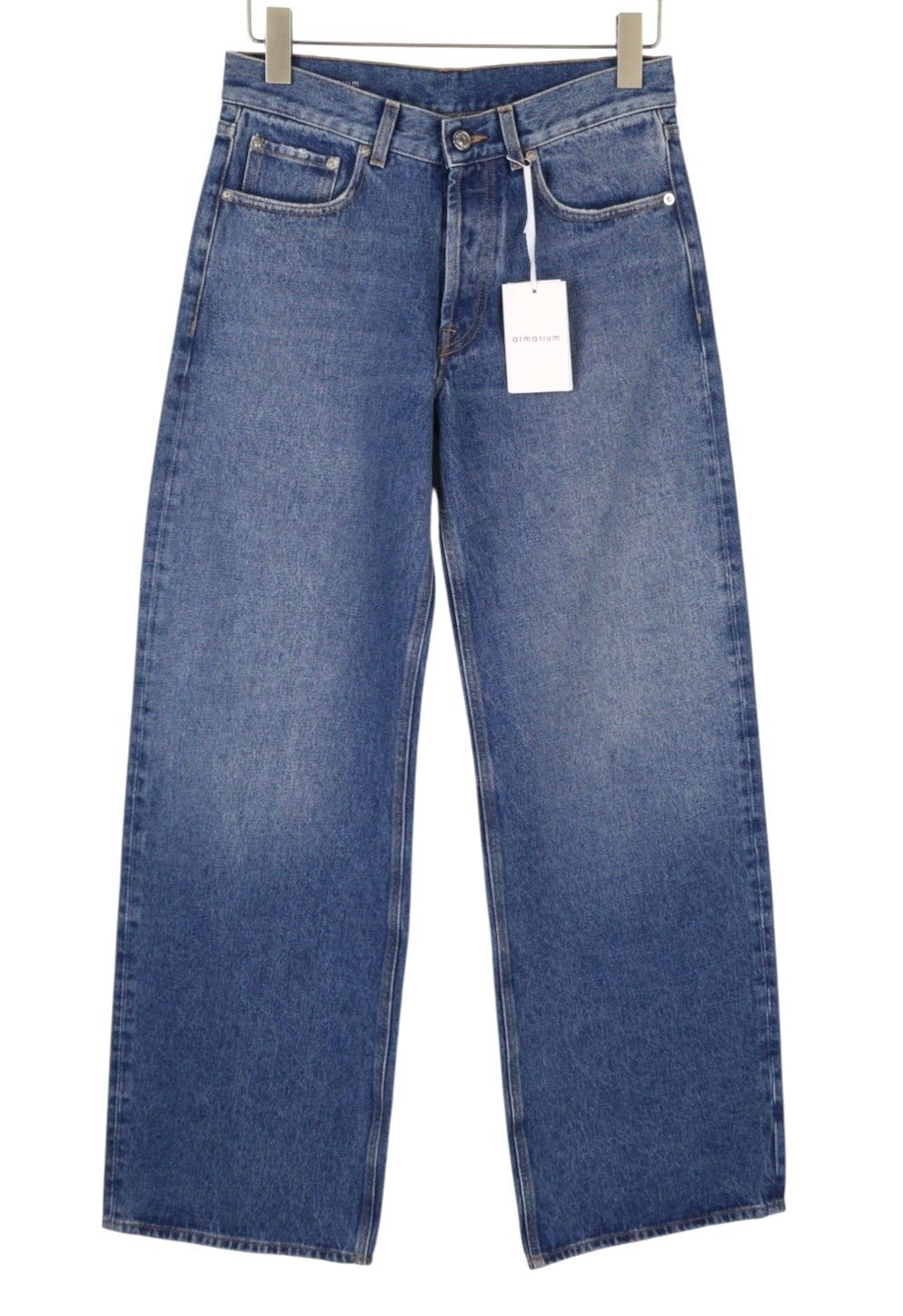 Other DILETTA 42 Blue Washed Relaxed Twisted Seam 87825 Size 32" / US 10 / IT 46 - 2 Thumbnail