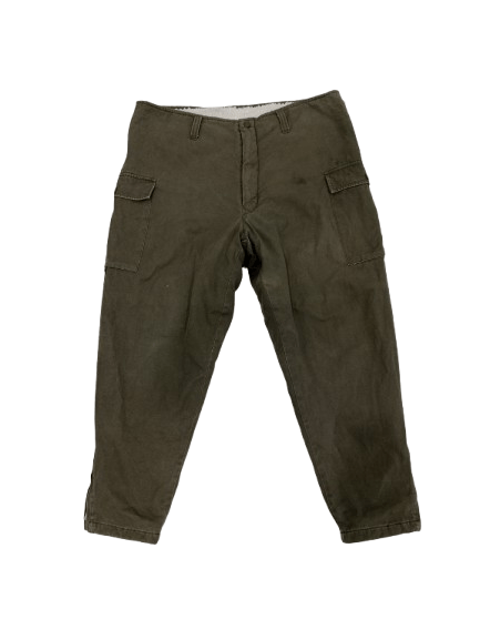 Army Trousers Pants Sherpa Lining Side Pocket