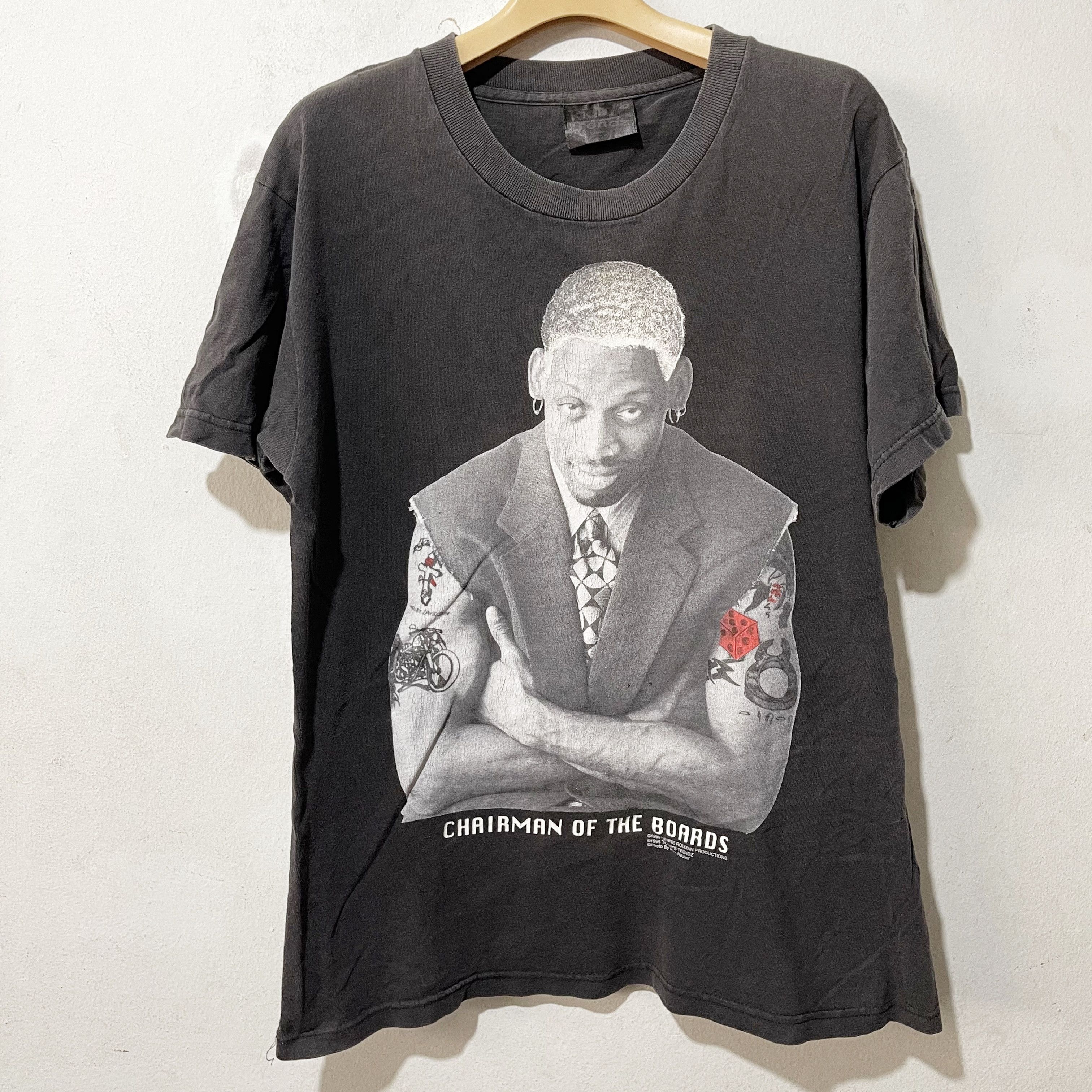 NBA × Vintage Vintage 1996 Dennis Rodman Chairman of The Boards Shirt Size US M / EU 48-50 / 2 - 1 Thumbnail