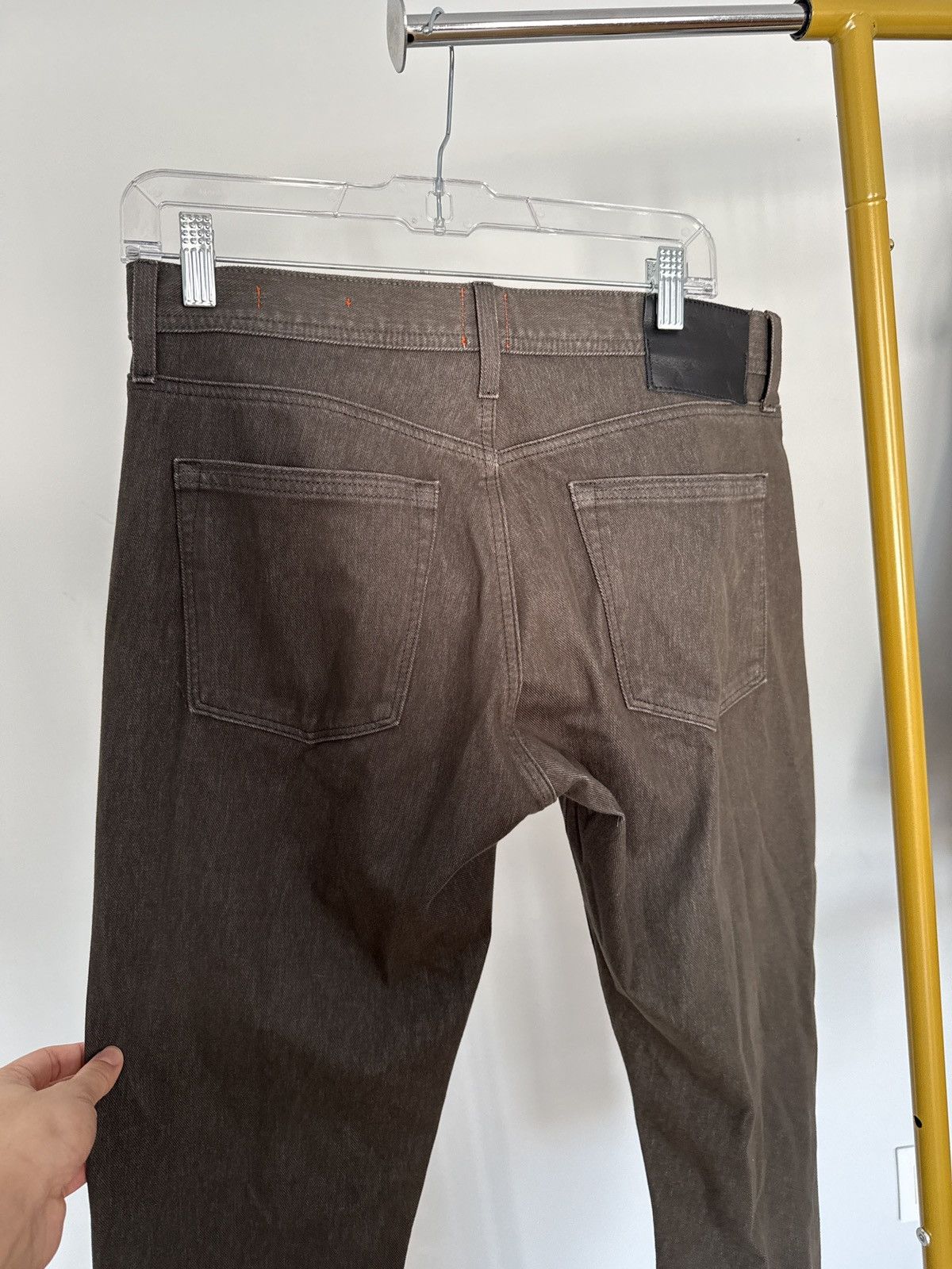 Hiroshi Kato Hiroshi Kato “The Pen” Slim Jeans – Military Green – Size 32 Size US 32 / EU 48 - 6 Thumbnail