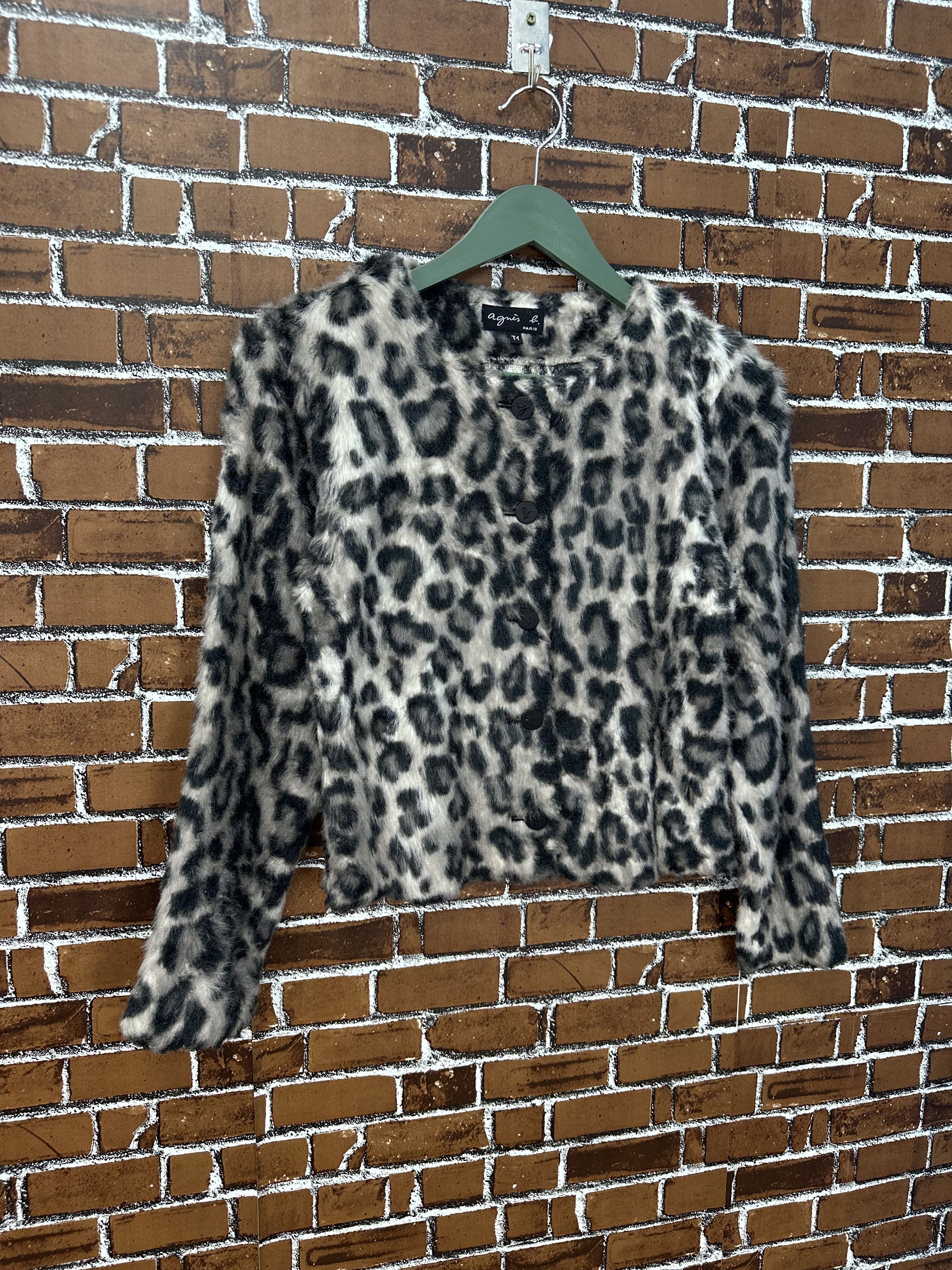 agnes b. Vintage Agnes B Mohair Crop Button Shirt VT03 Size S / US 4 / IT 40 - 2 Thumbnail