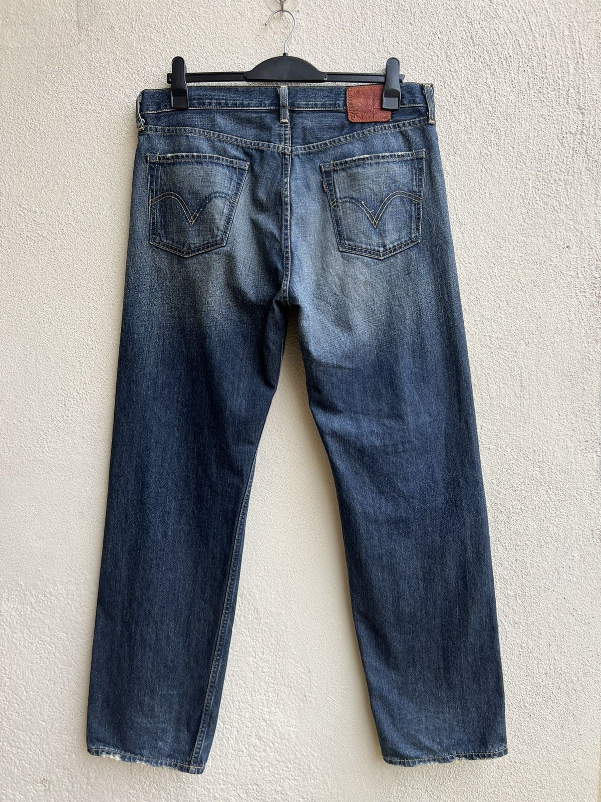 Levi's Vintage 2007 Levi’s 503 Japan Fade Denim Distressed Jeans Size US 36 / EU 52 - 20 Thumbnail