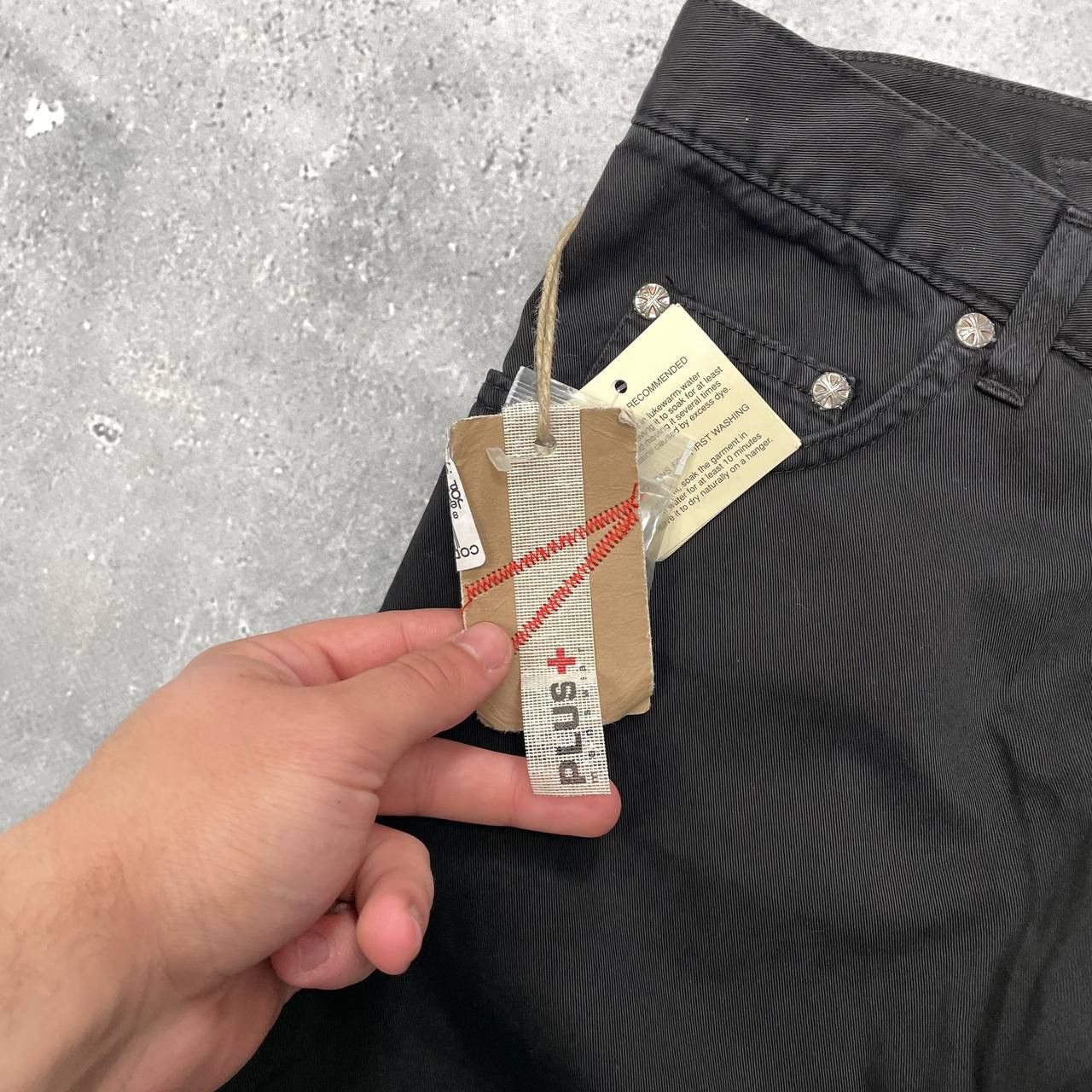 Vintage Vintage 2000s Olis Plus Chrome Cross Style Straight Pants Size US 34 / EU 50 - 8 Thumbnail