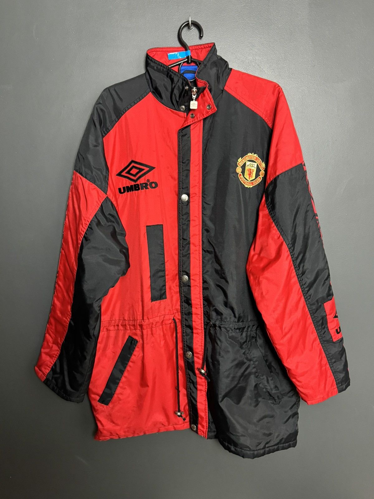 Umbro Vintage Manchester United 1990’s Training Football Jacket Size US L / EU 52-54 / 3 - 1 Thumbnail