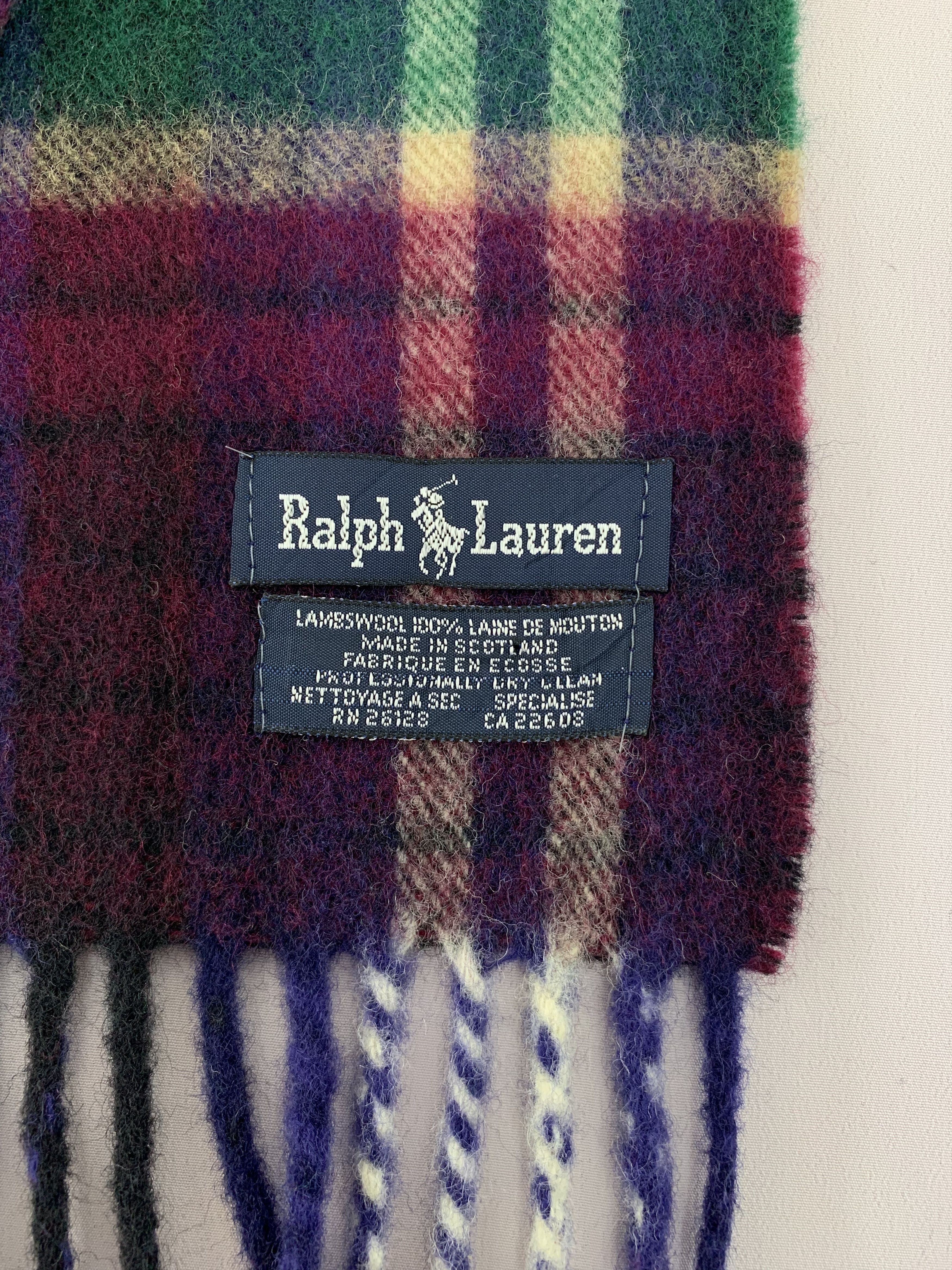 Ralph Lauren Ralph Lauren Scarf Wool Muffler Neck Wrap BL5199 Size ONE SIZE - 3 Thumbnail