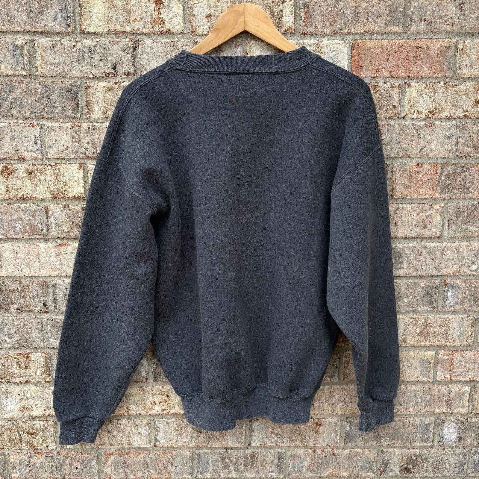 Russell Athletic Vintage 90s Charcoal grey Sweatshirt Size US XL / EU 56 / 4 - 5 Thumbnail