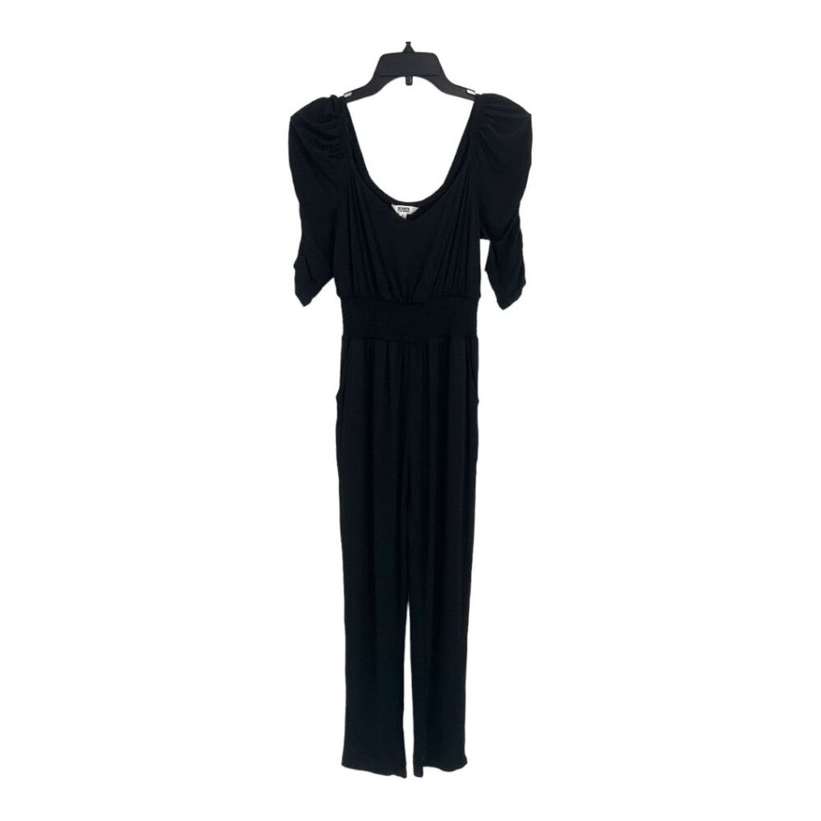 BB Dakota BB Dakota Good 4 U Jumpsuit Black Size Small NWOT $79 MSRP Size 27" / US 4 / IT 40 - 2 Thumbnail