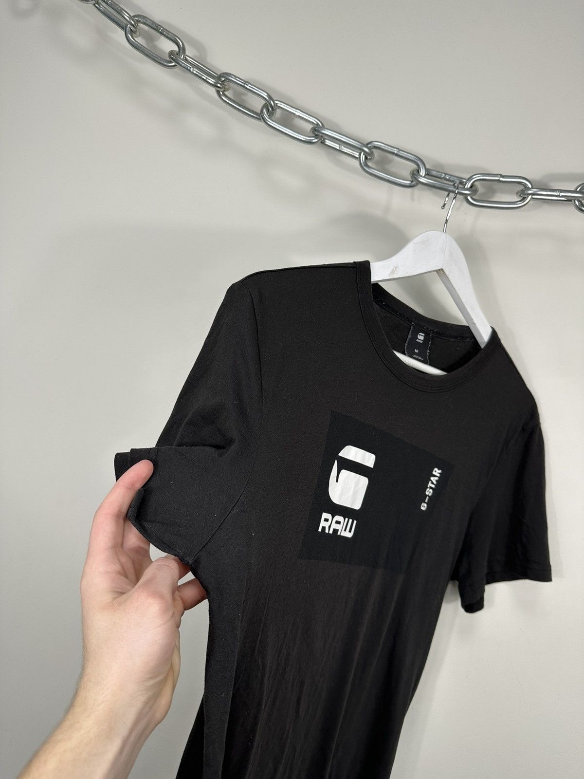 G-Star Vintage G-Star Raw Avant Garde Big Logo Black Opium Y2K Tee Size US M / EU 48-50 / 2 - 6 Thumbnail