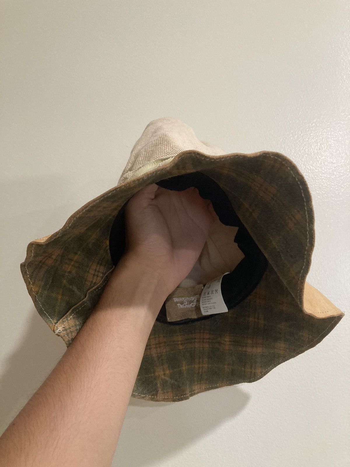 Takahiromiyashita The Soloist. SS12 leather brim bucket hat Size ONE SIZE - 4 Thumbnail