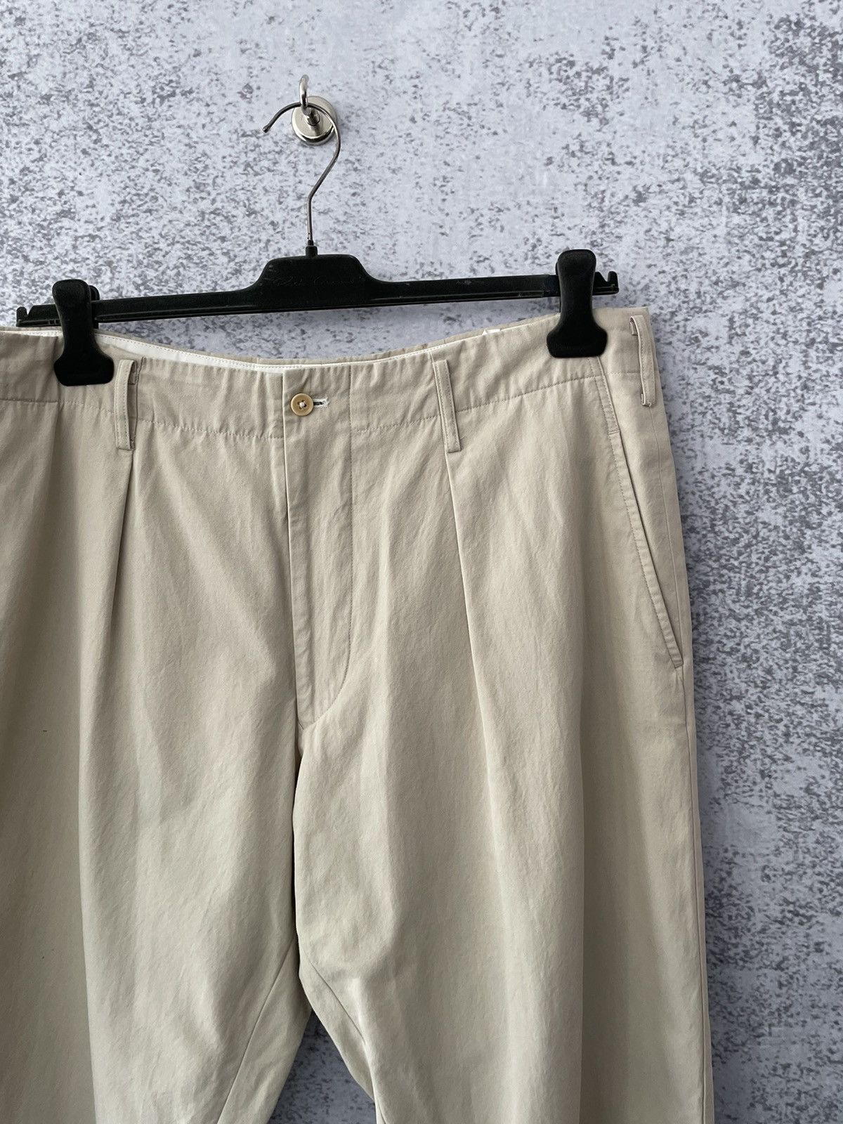 Yohji Yamamoto Yohji Yamamoto Vintage Beige Pants Size US 33 - 2 Thumbnail