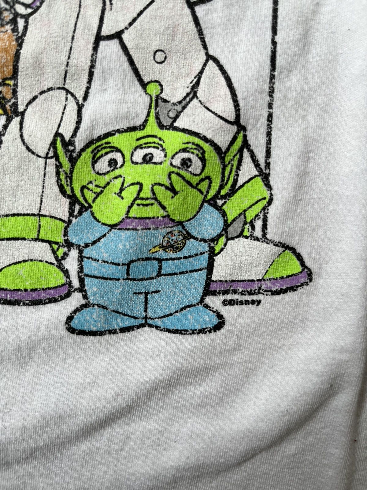 Disney × Fruit Of The Loom × Vintage Rare Vintage Toy Story Disney Pixar White Tee Size US L / EU 52-54 / 3 - 4 Thumbnail