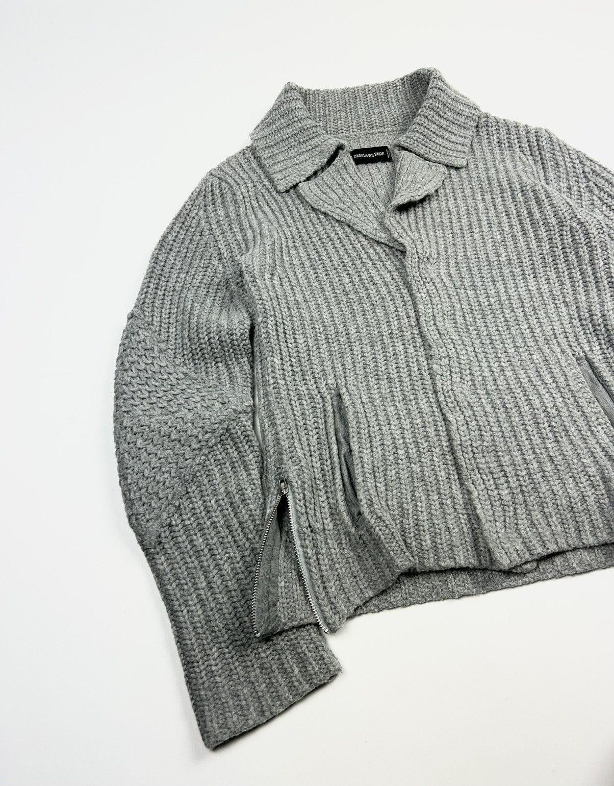 Zadig & Voltaire Zadig & Voltaire Knitted Cardigan Avant Garde Sweater Size M / US 6-8 / IT 42-44 - 7 Thumbnail