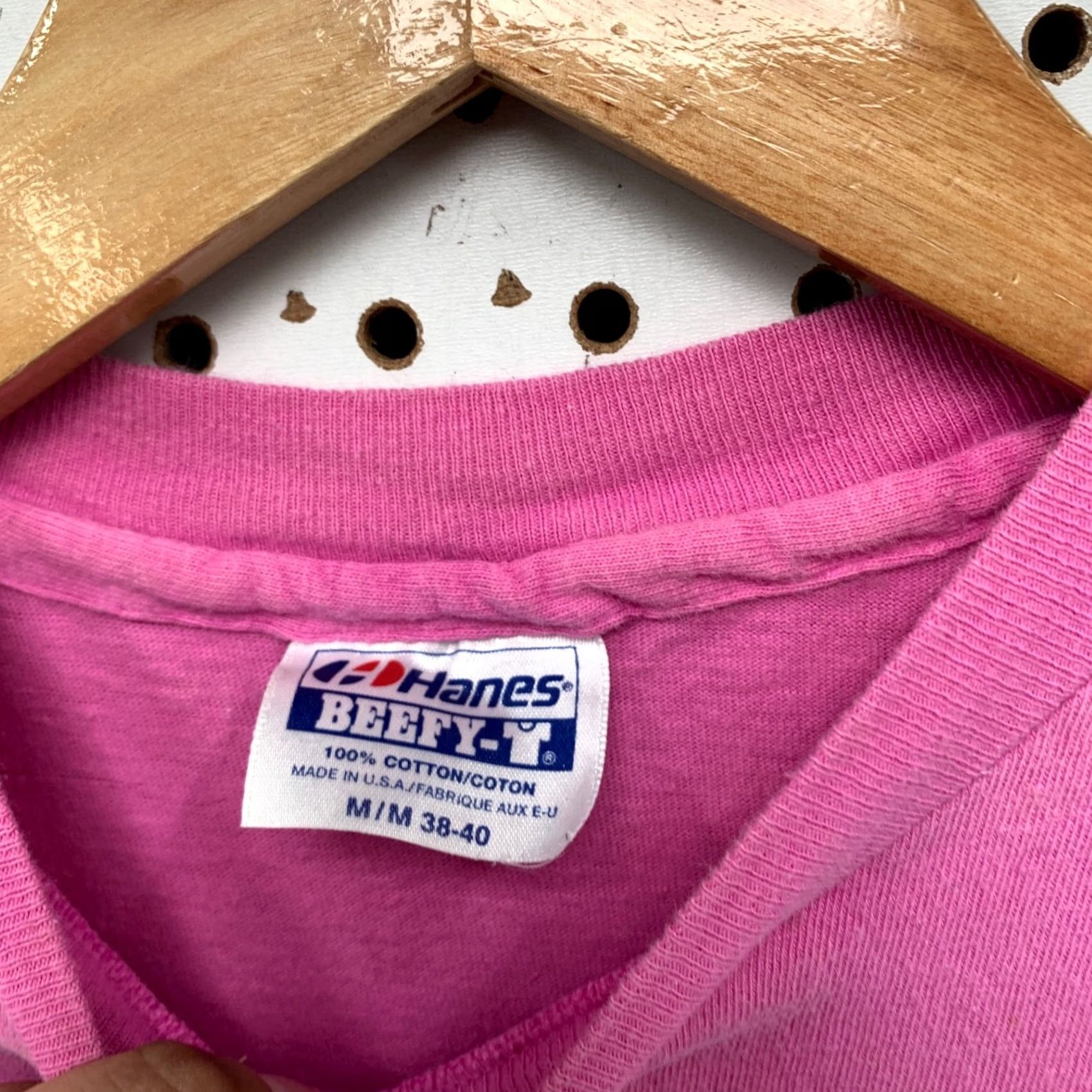 Hanes Vintage 90s Daytona Bike Week Adult M Fits Small Pink Sing Stitch 1991 Florida Size US S / EU 44-46 / 1 - 3 Thumbnail