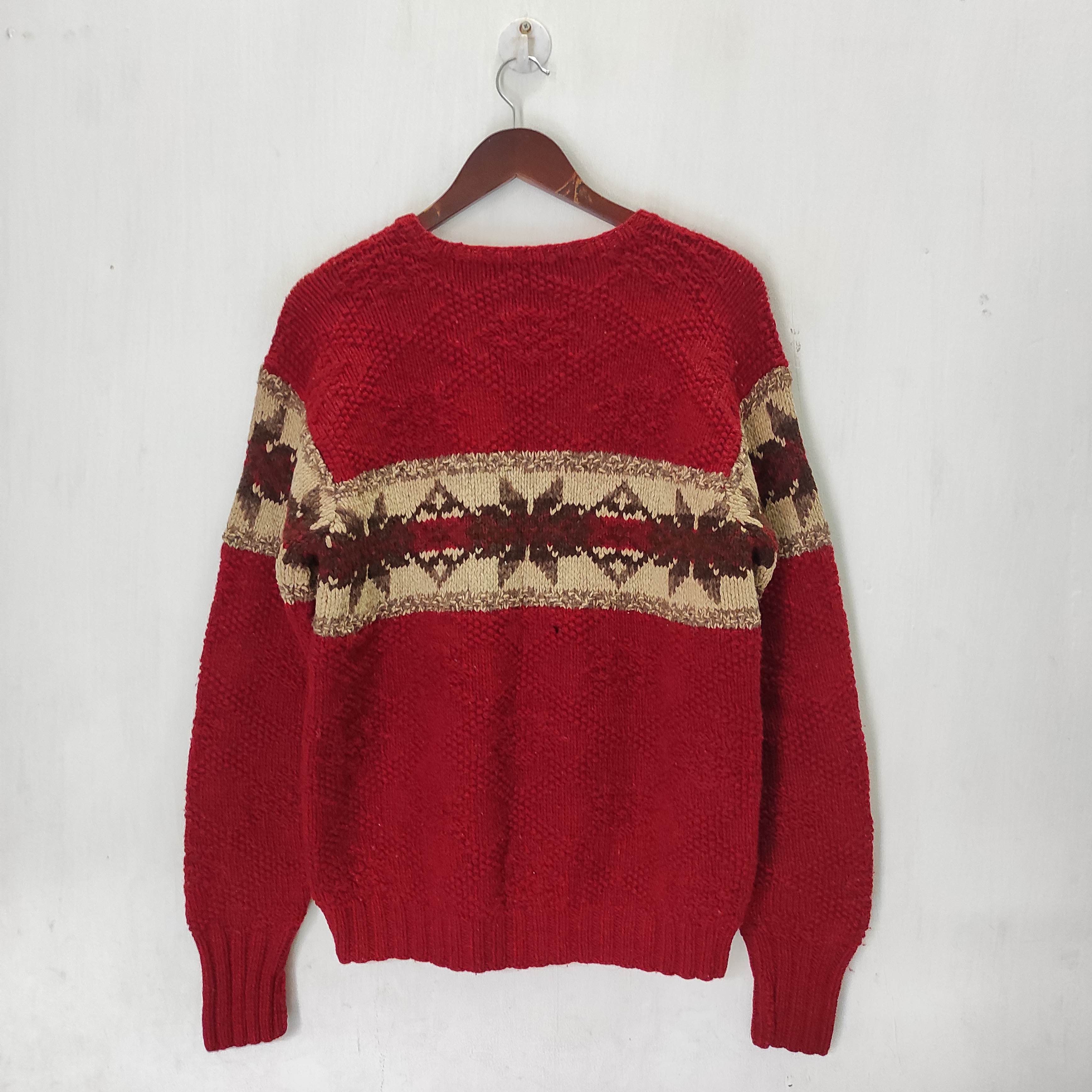 Polo Ralph Lauren Vintage Polo Ralph Lauren Hand Knit Wool Sweater Size US M / EU 48-50 / 2 - 10 Thumbnail